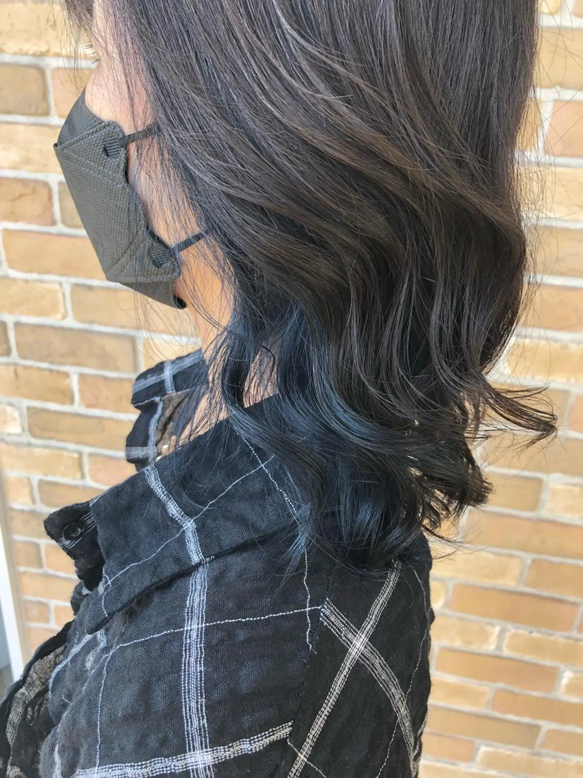 ミディアム カラー パーマ ヘアアレンジ ❣️倉敷❣️美髪 カラー能登一成のヘアスタイル