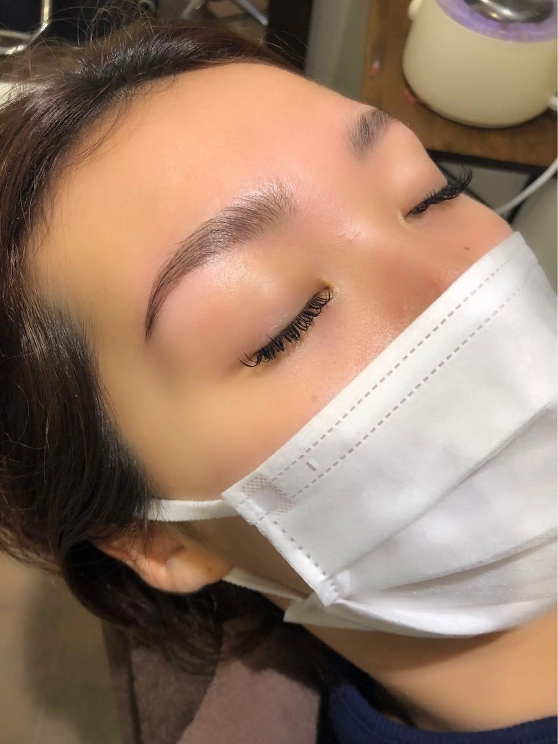 アイブロウ 眉毛ワックス脱毛 Hair&Make Nahoのマツエク・マツパデザイン