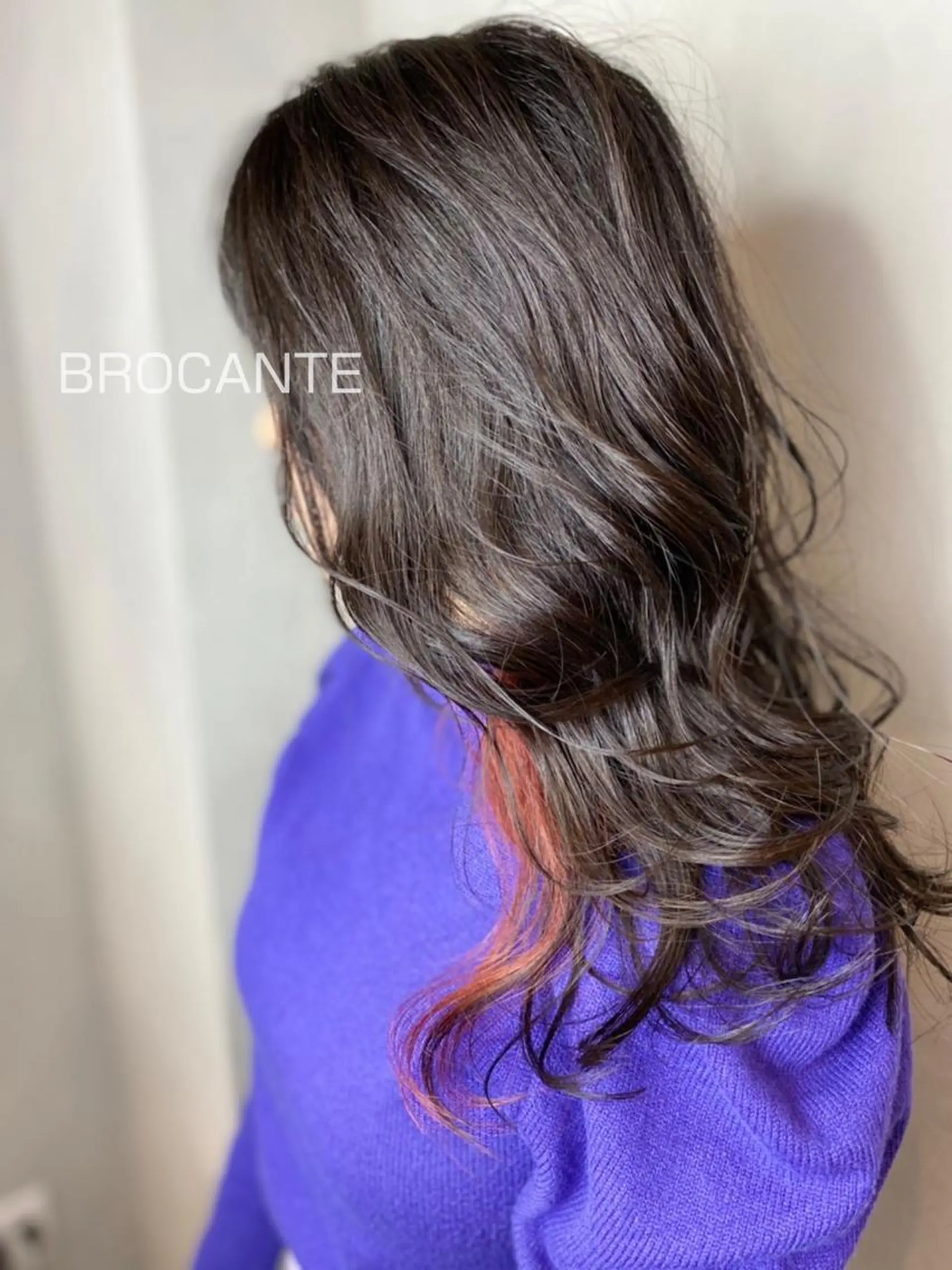 ロング カラー ブリーチ ケアブリーチ ヘアカラー BROCANTE立川 karasawa.nのヘアスタイル