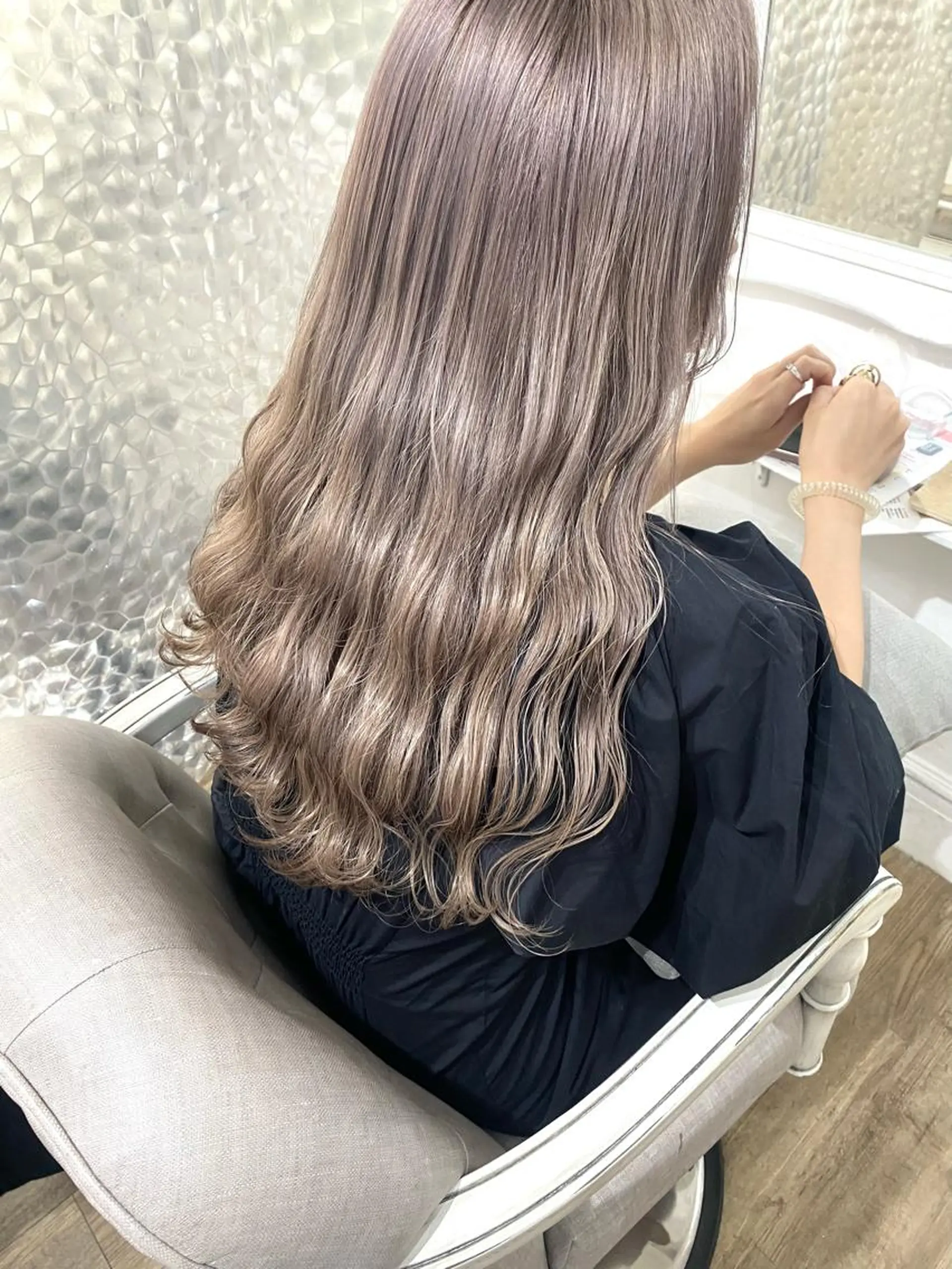 ロング カラー 韓国×髪質改善カラー 💎hinaのヘアスタイル