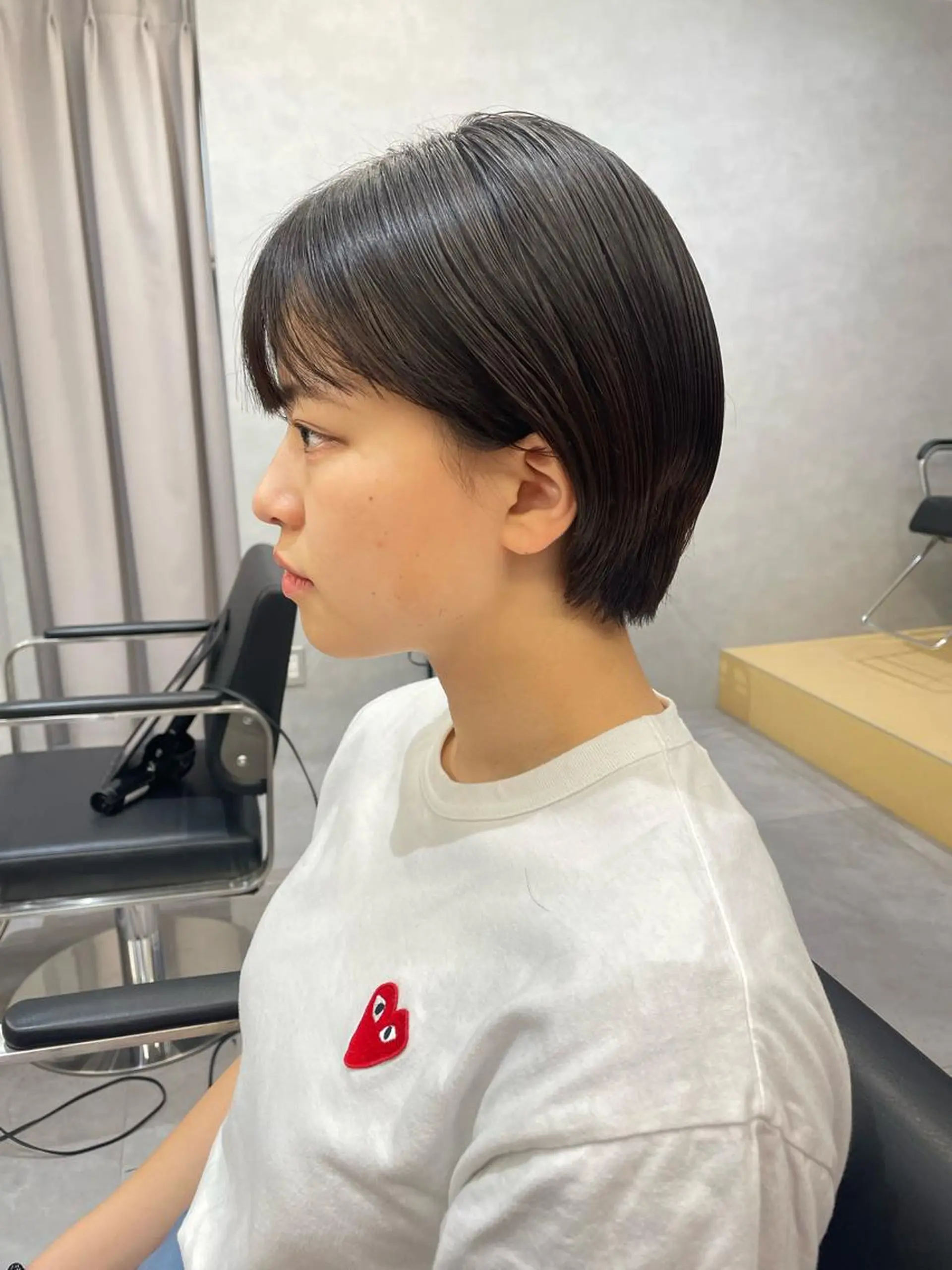 ショート カラー ショートヘア yui/ layer cutのヘアスタイル