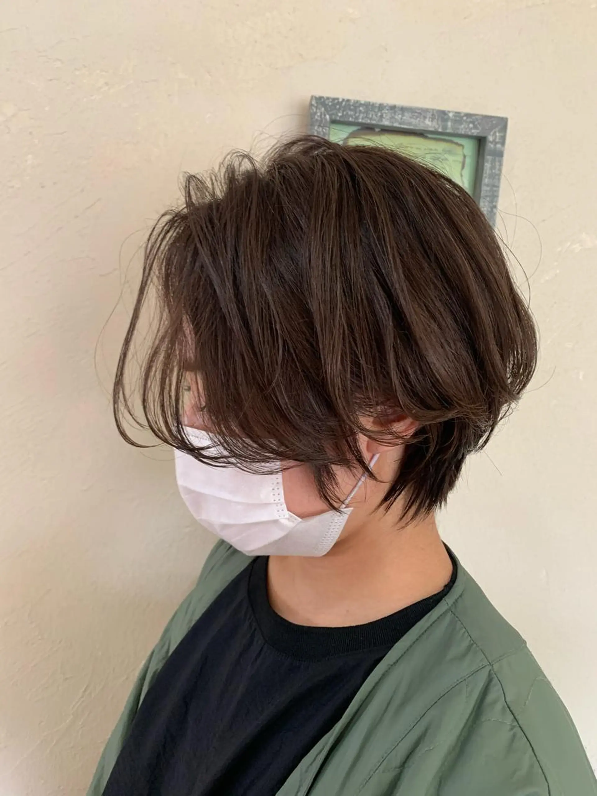 ショート カラー ハンサムショート ショートヘア カット ヘアカラー トリートメント ショート/似合わせ レイヤー/福岡聖容のヘアスタイル