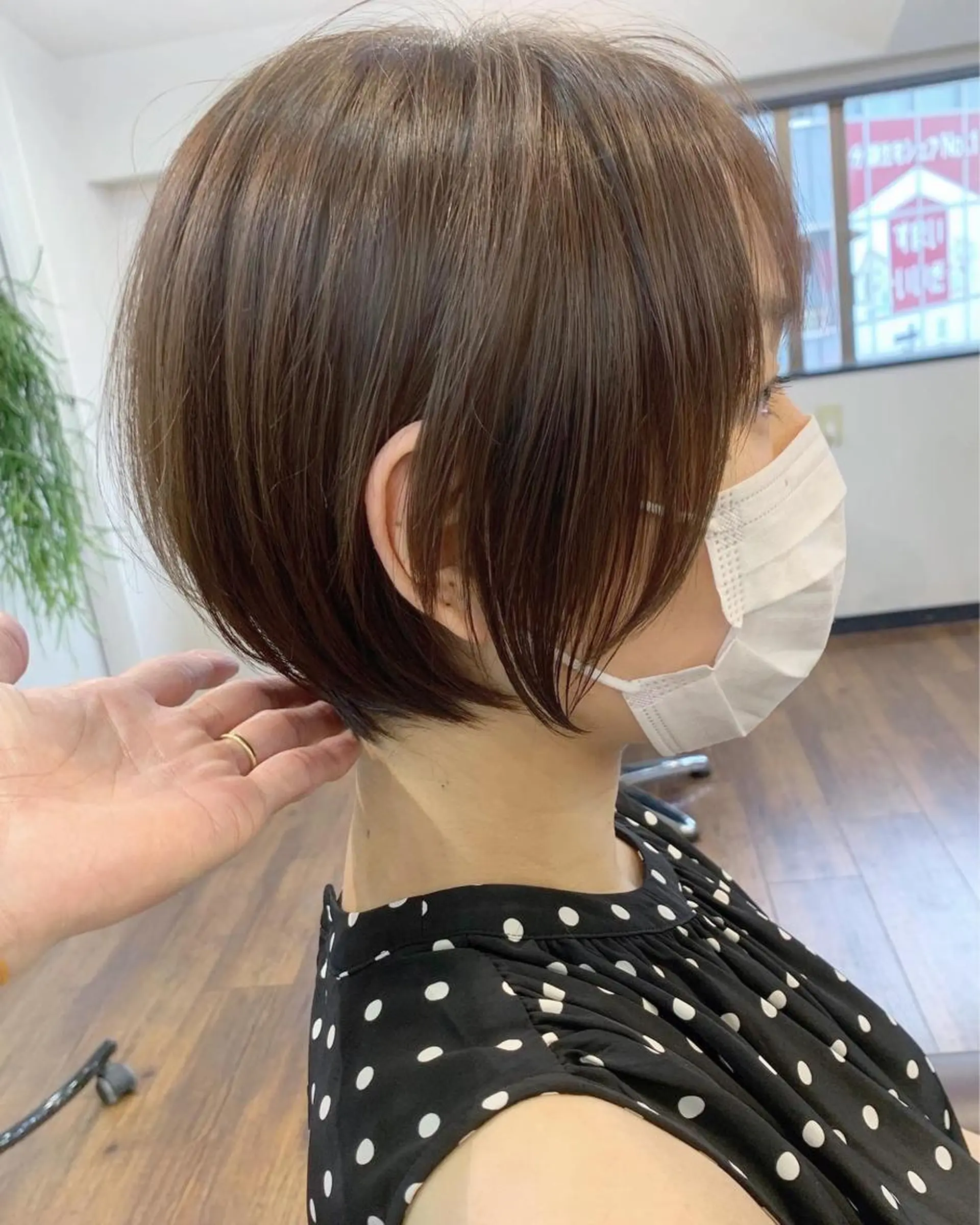ショート 縮毛矯正/ショート/ レイヤー/畑中正敏のヘアスタイル