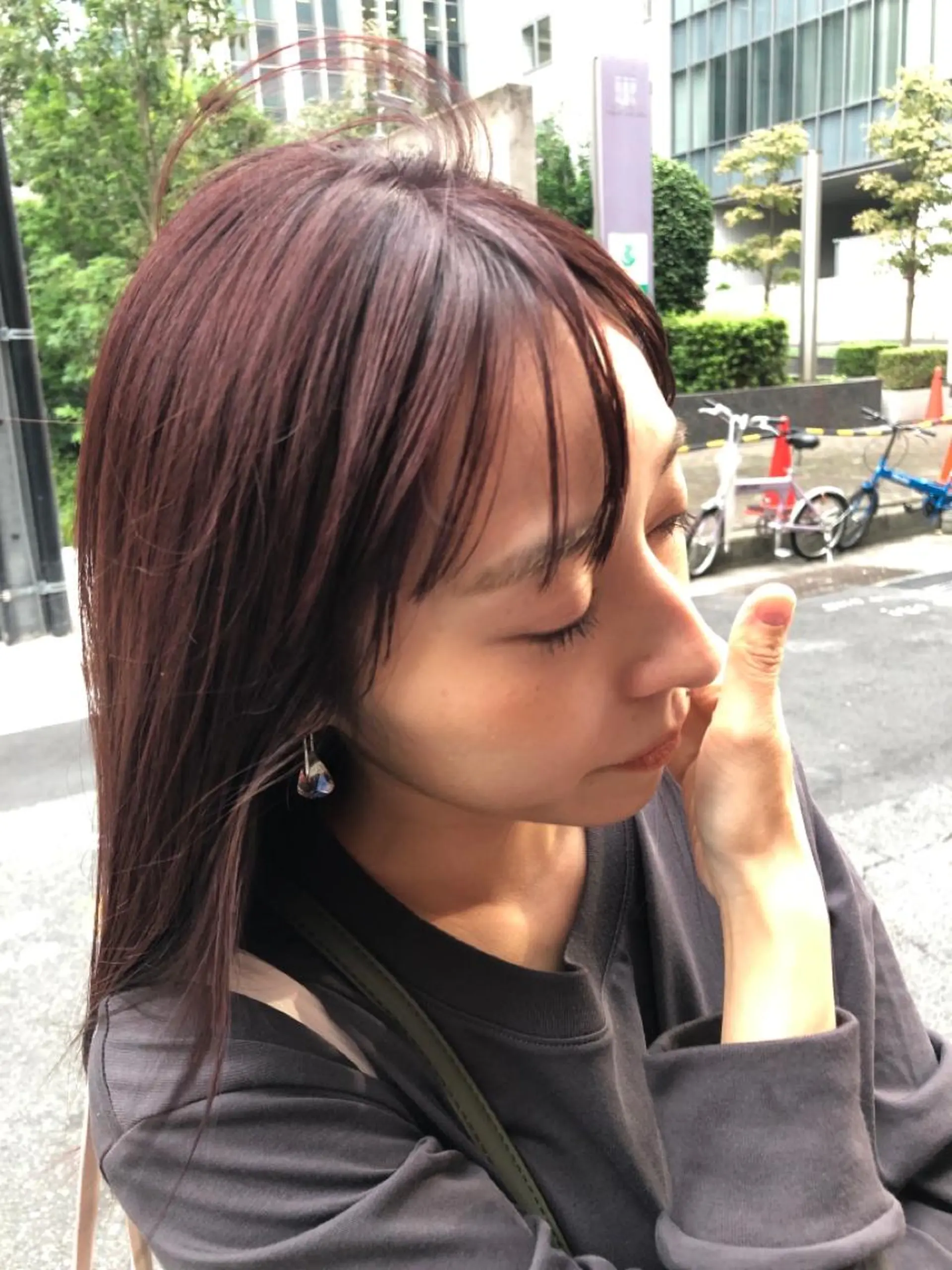 ロング カラー カット 縮毛矯正 赤味消し髪質改善特化 🫧eyl西梅田🫧のヘアスタイル