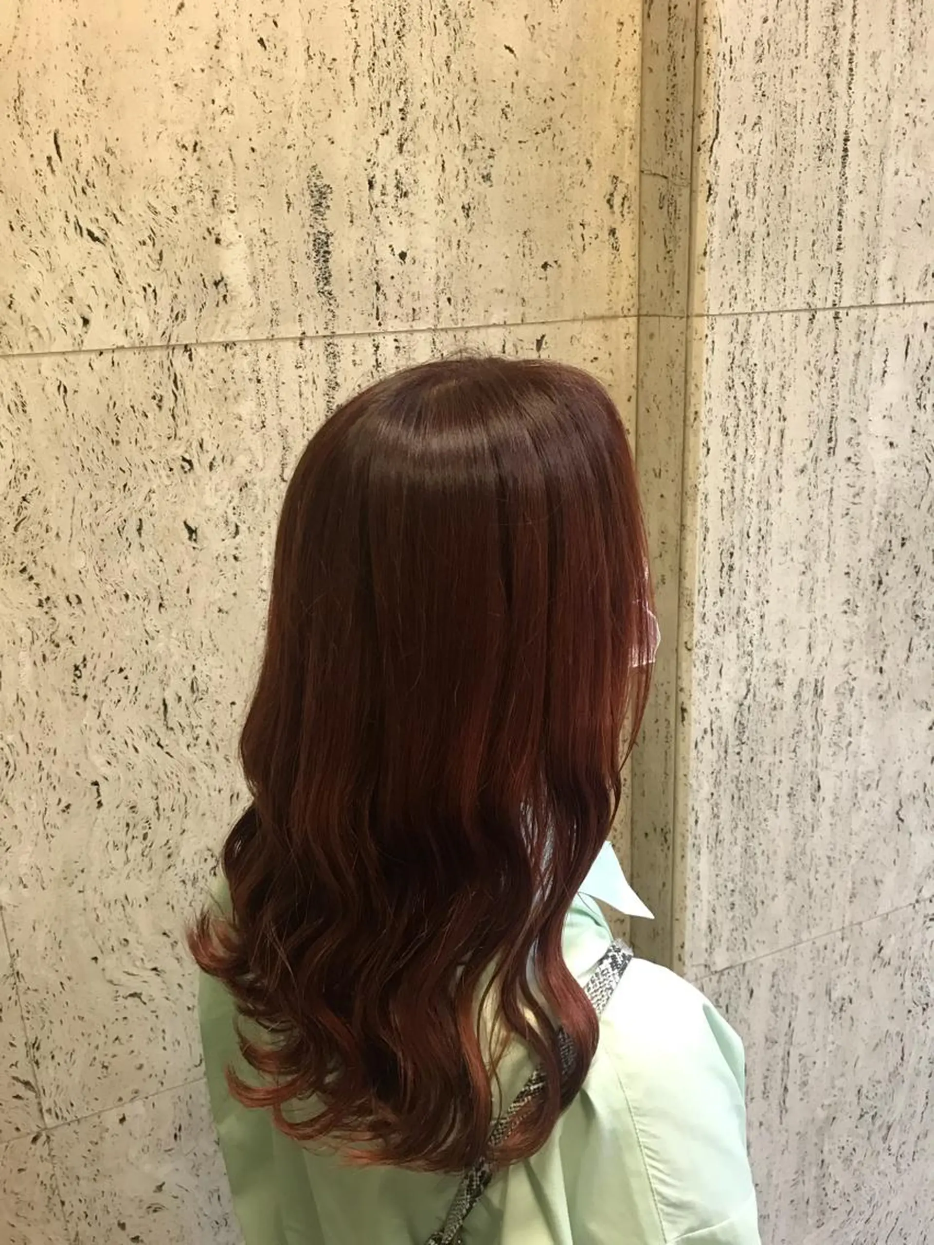 ロング カラー オレンジ 🎀きつない みゆ🎀のヘアスタイル