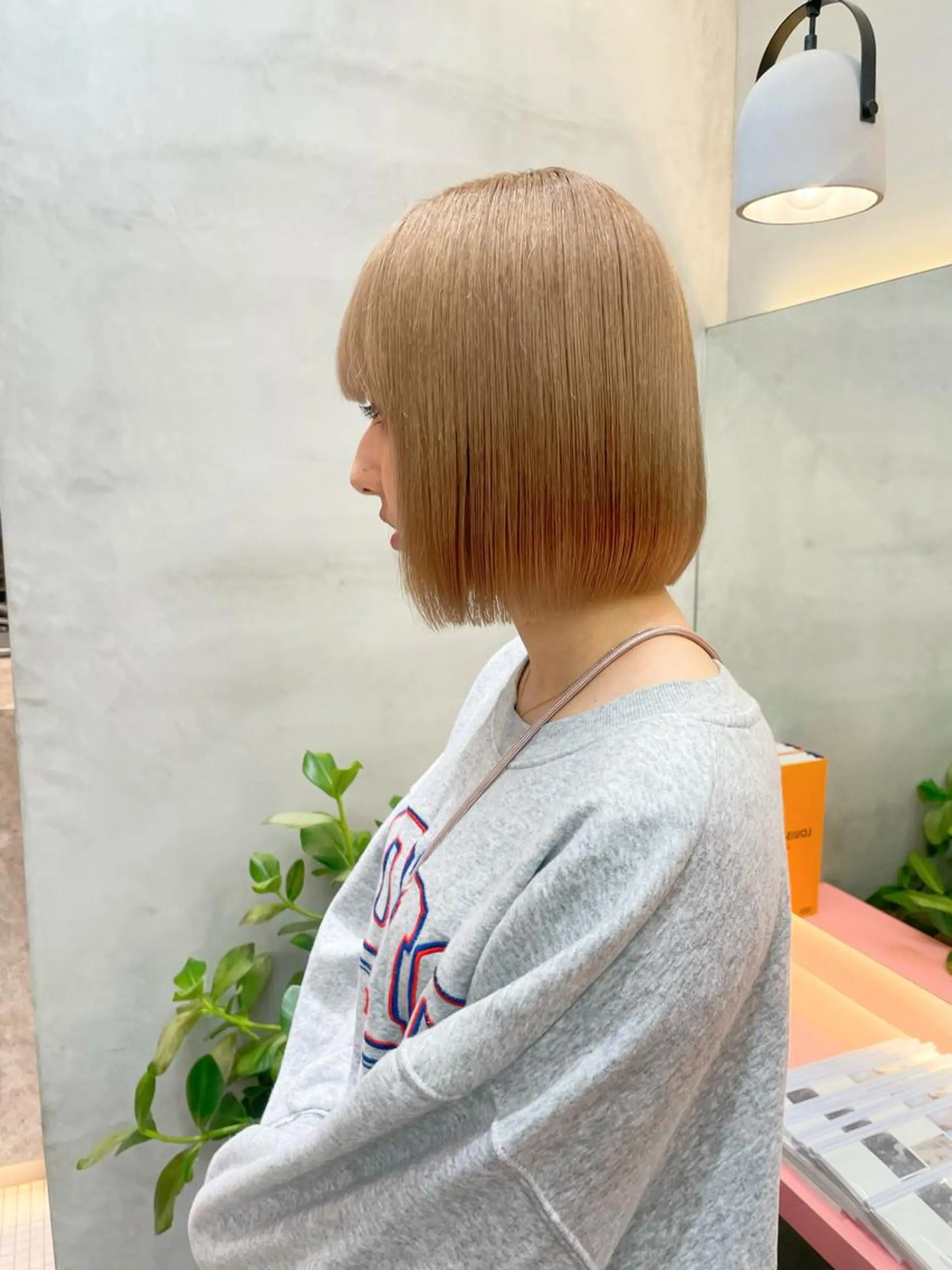 ショート Misaki /ボブ/縮毛矯正のヘアスタイル