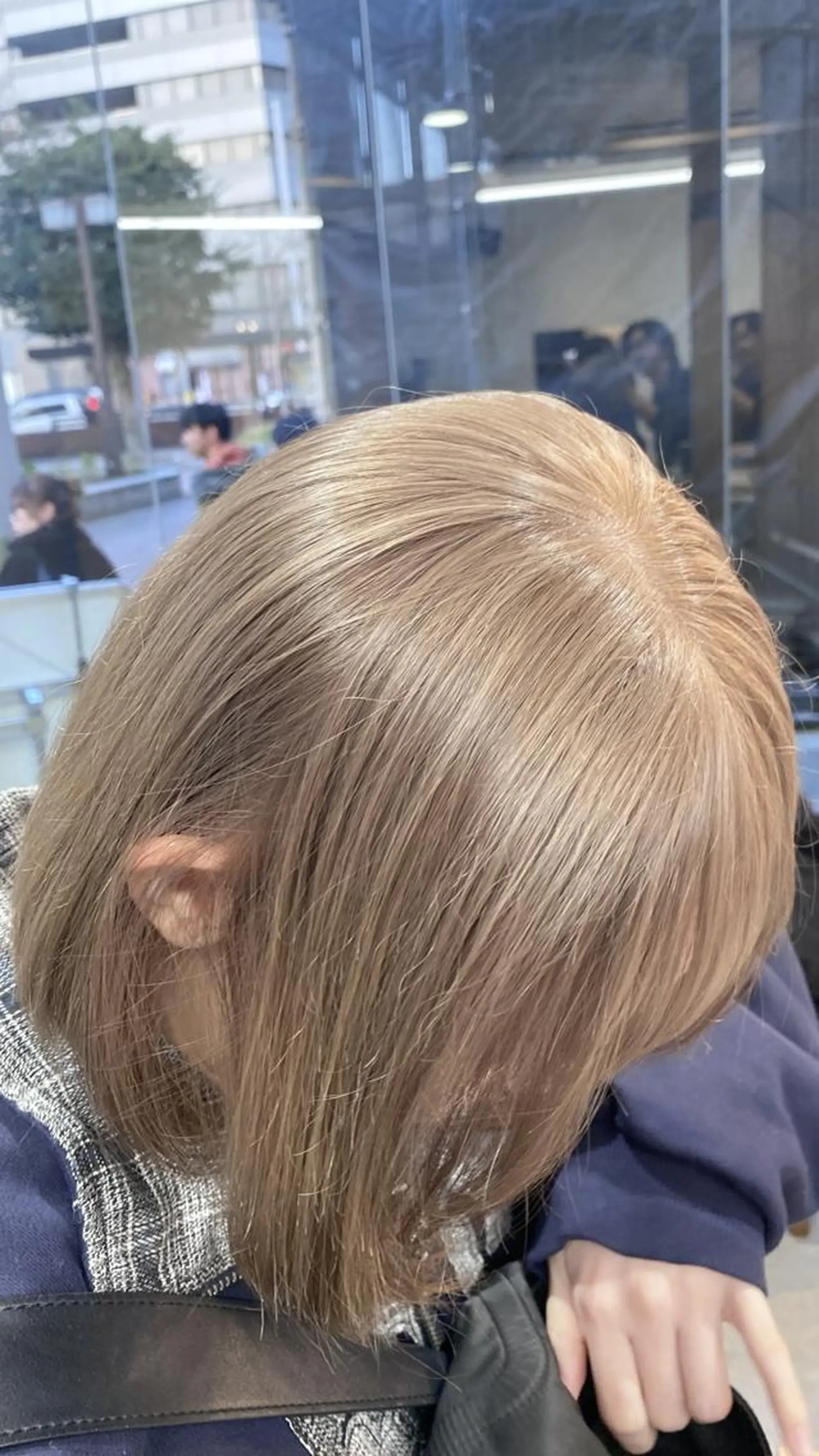 ミディアム 矢山 聖名のヘアスタイル