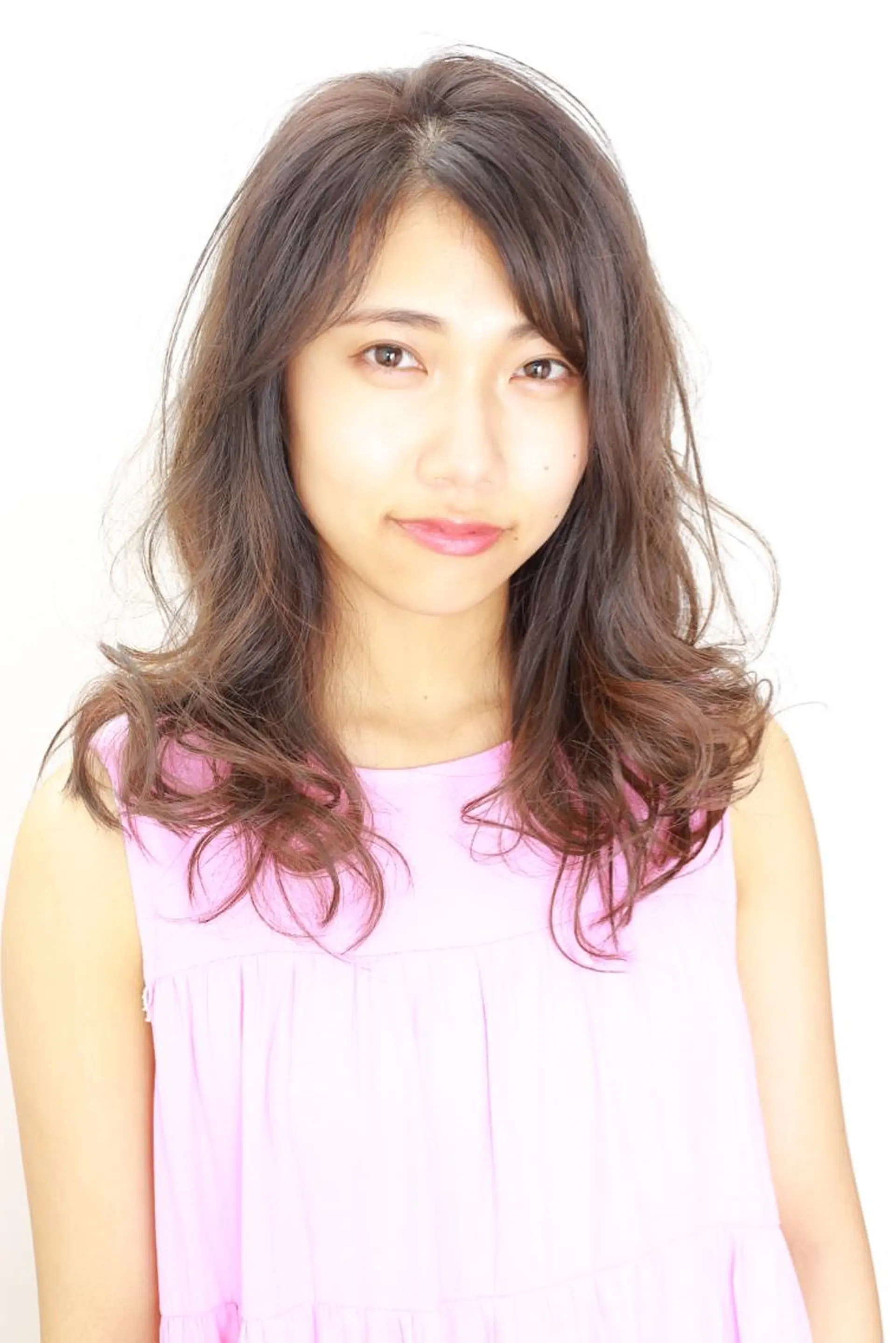 セミロング 佐野 寛のヘアスタイル