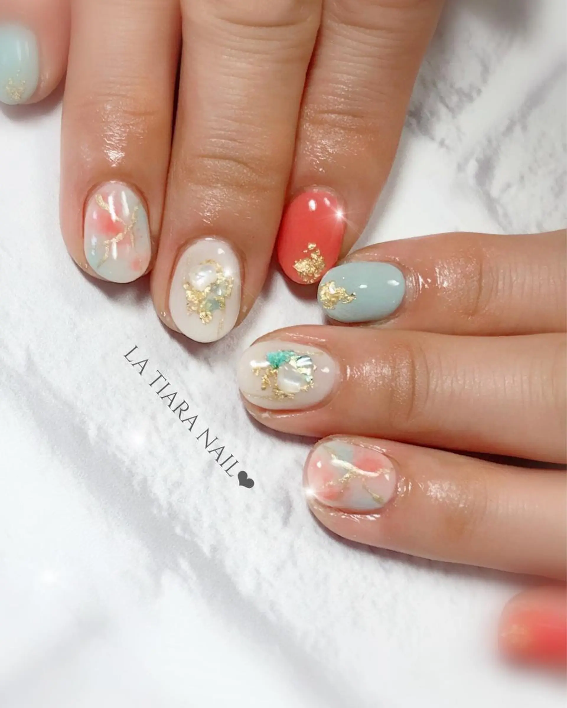 ネイル Blue bird  nailのネイルデザイン