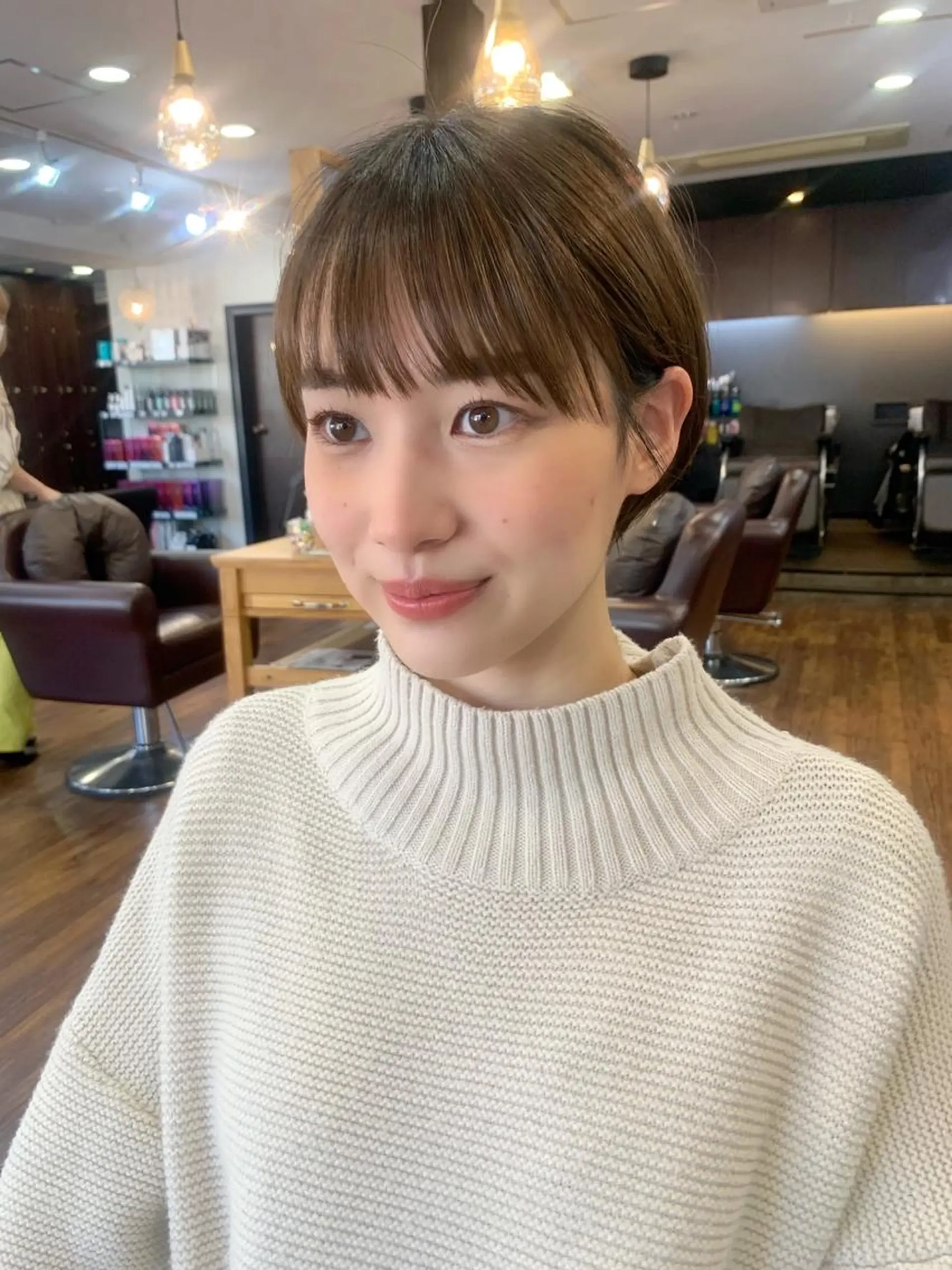 ショート 縮毛矯正/ショート/ レイヤー/畑中正敏のヘアスタイル