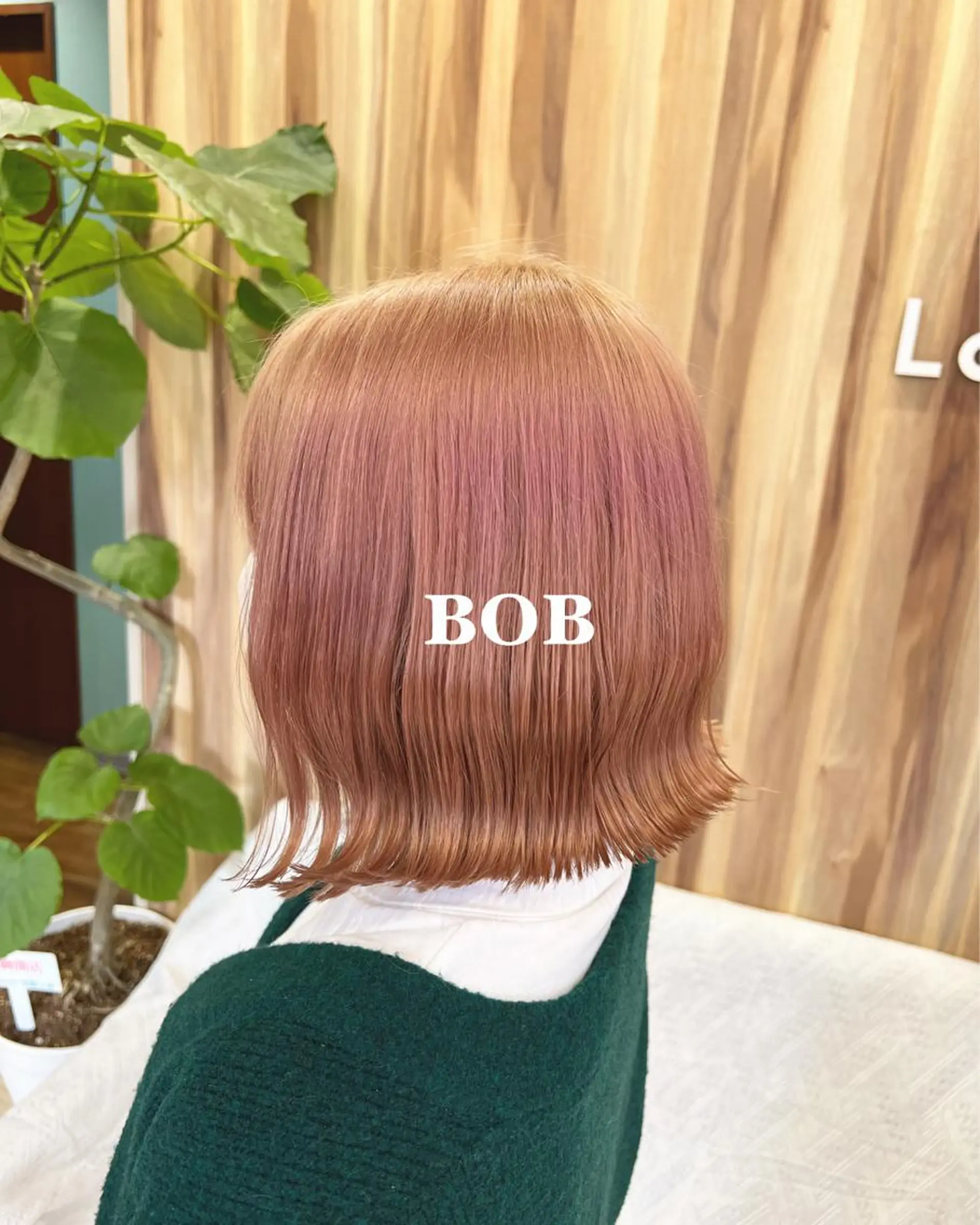 ミディアム ボブ 髪質改善 韓国風ヘア melca. Amiのマツエク・マツパデザイン