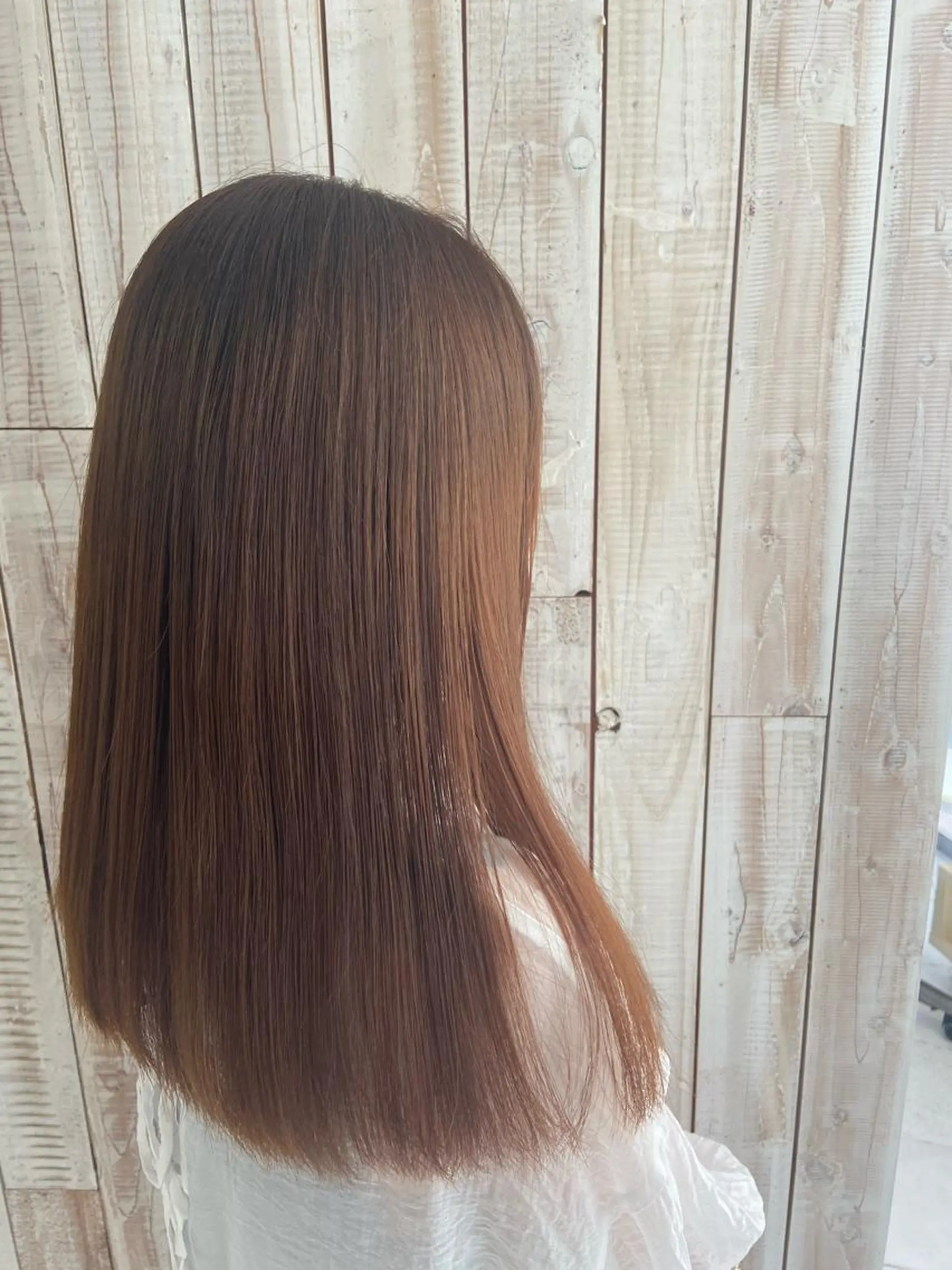 ロング 髪質改善 トリートメント ベージュカラー/ いぢちるみのヘアスタイル