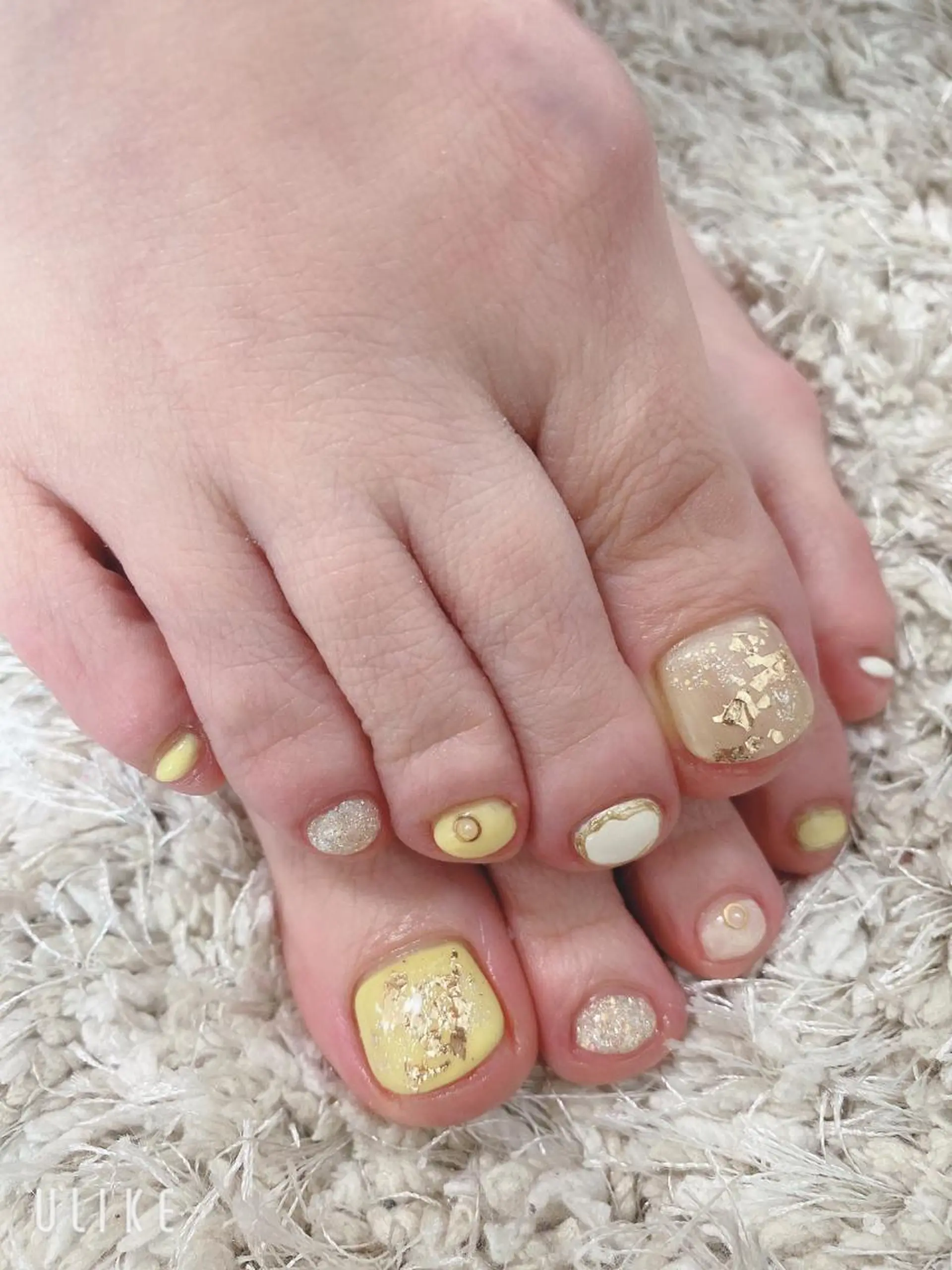 ネイル フットネイル 森山 舞のネイルデザイン