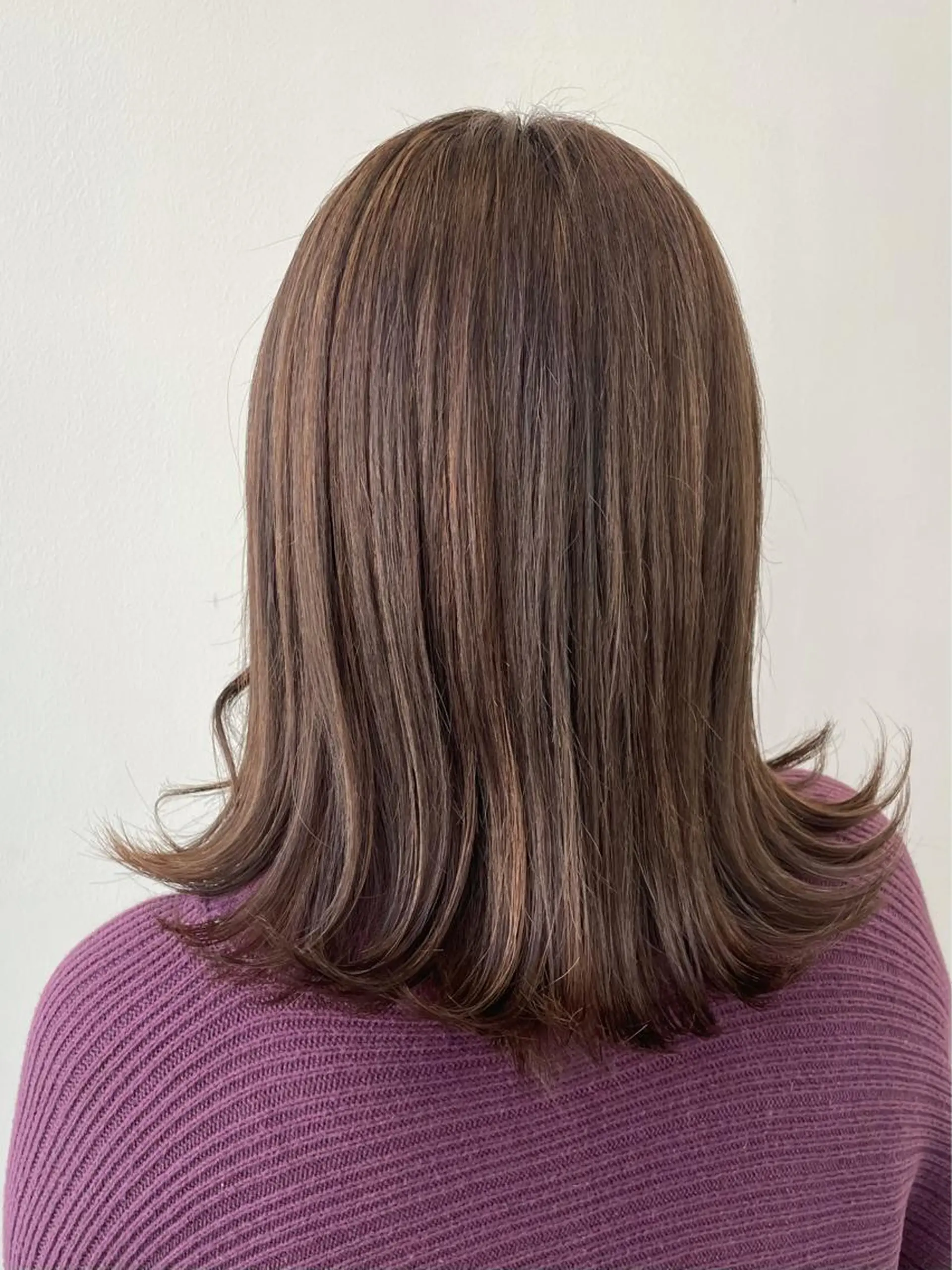 ミディアム カラー ヘアアレンジ ハイライトカラー ハイライト 🦄インナーカラー 🦄貫井彩花のヘアスタイル