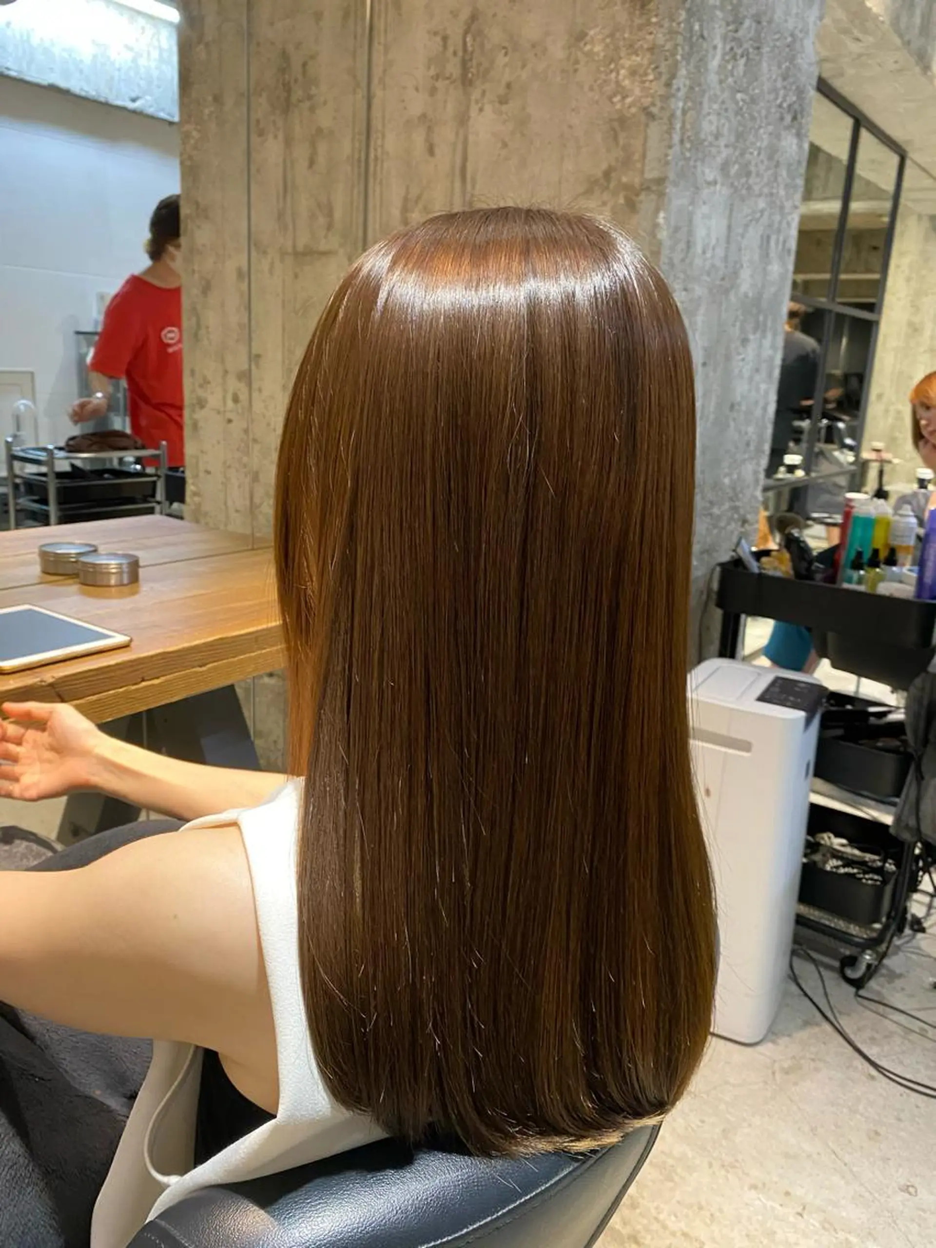 ロング カラー イルミナカラー トリートメント ヘアカラー トリートメント 髪質改善ULTOWA ✨松井　美幸のヘアスタイル