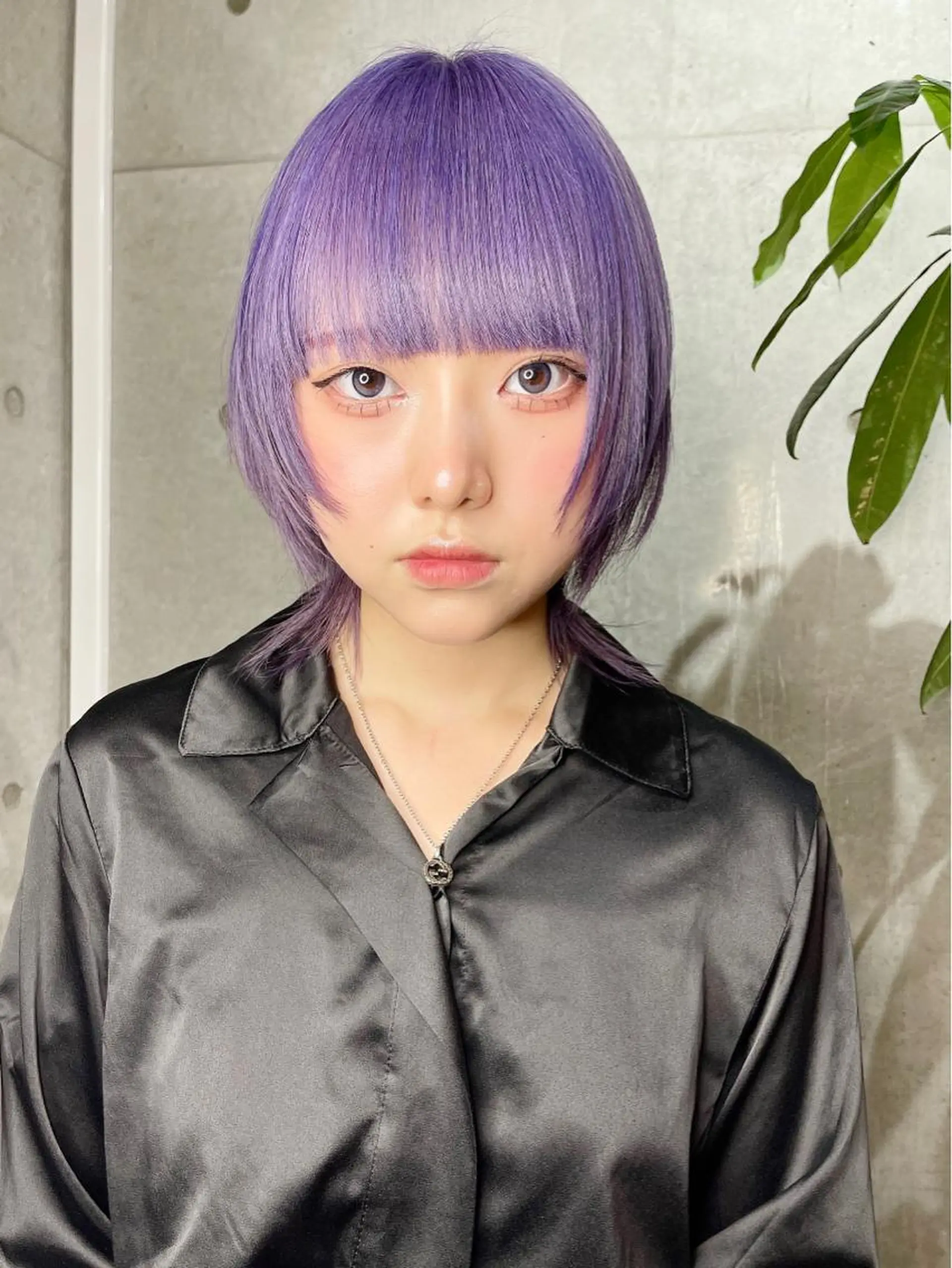 カラー ハイトーンカラー ラベンダーカラー ヘアカラー トリートメント 名古屋のピンク好き かずくん🦩のヘアスタイル