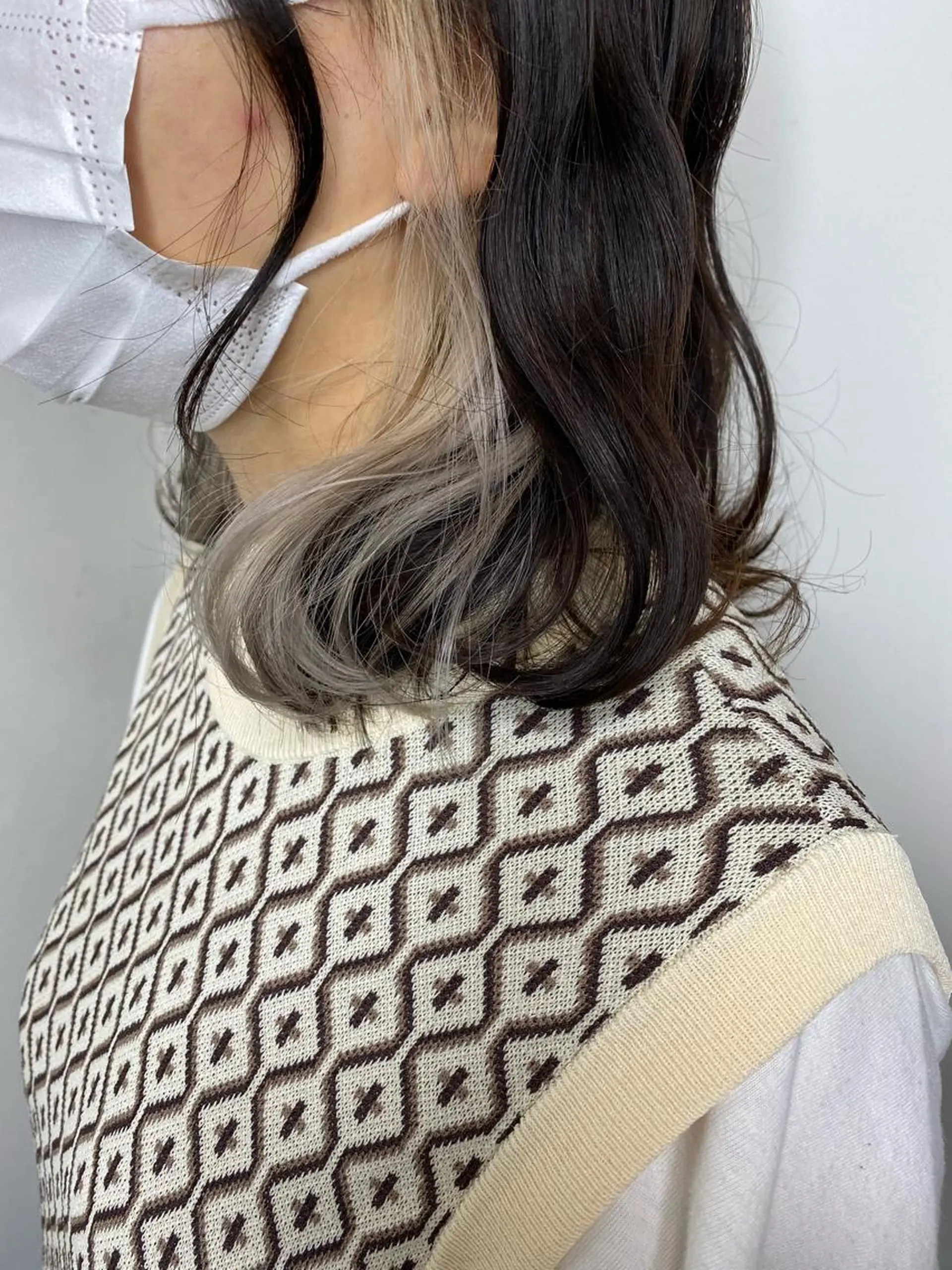 ミディアム ヘアカラー ELEN 新百合ヶ丘のヘアスタイル