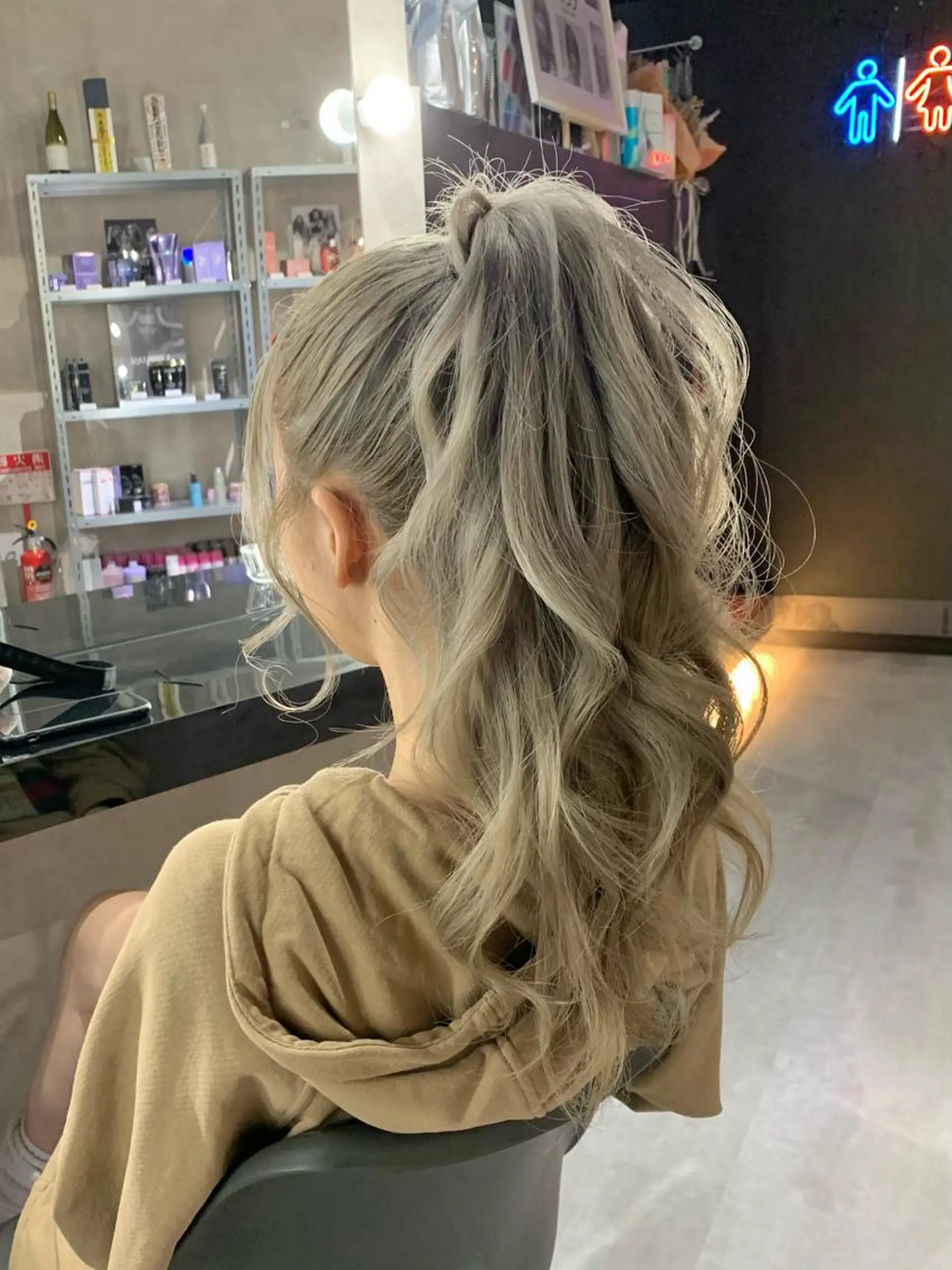 ヘアアレンジ ポニーテール ヘアセット B E C H I C O〔べち子〕のヘアスタイル