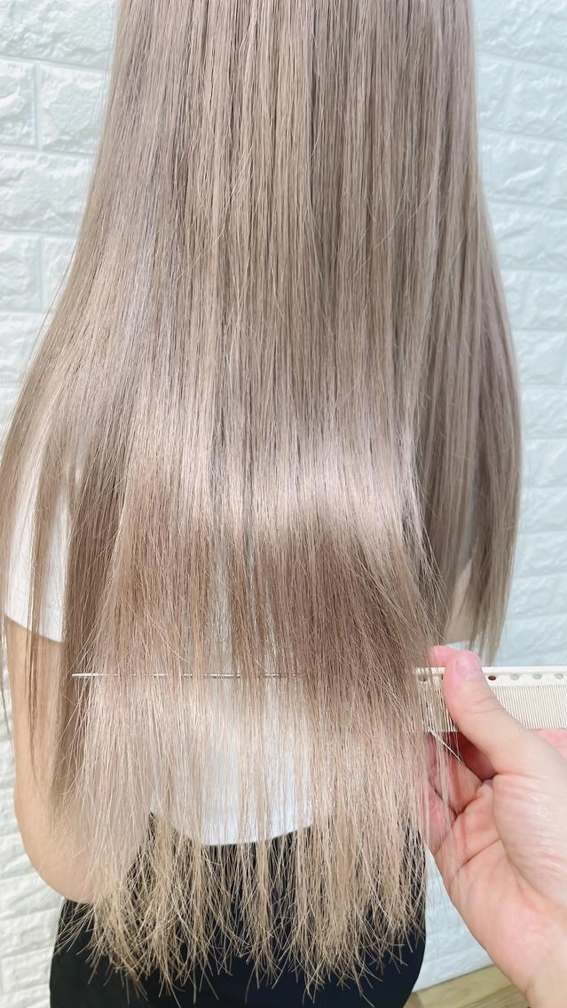 ロング ヘアカラー トリートメント 福森 みずきのヘアスタイル