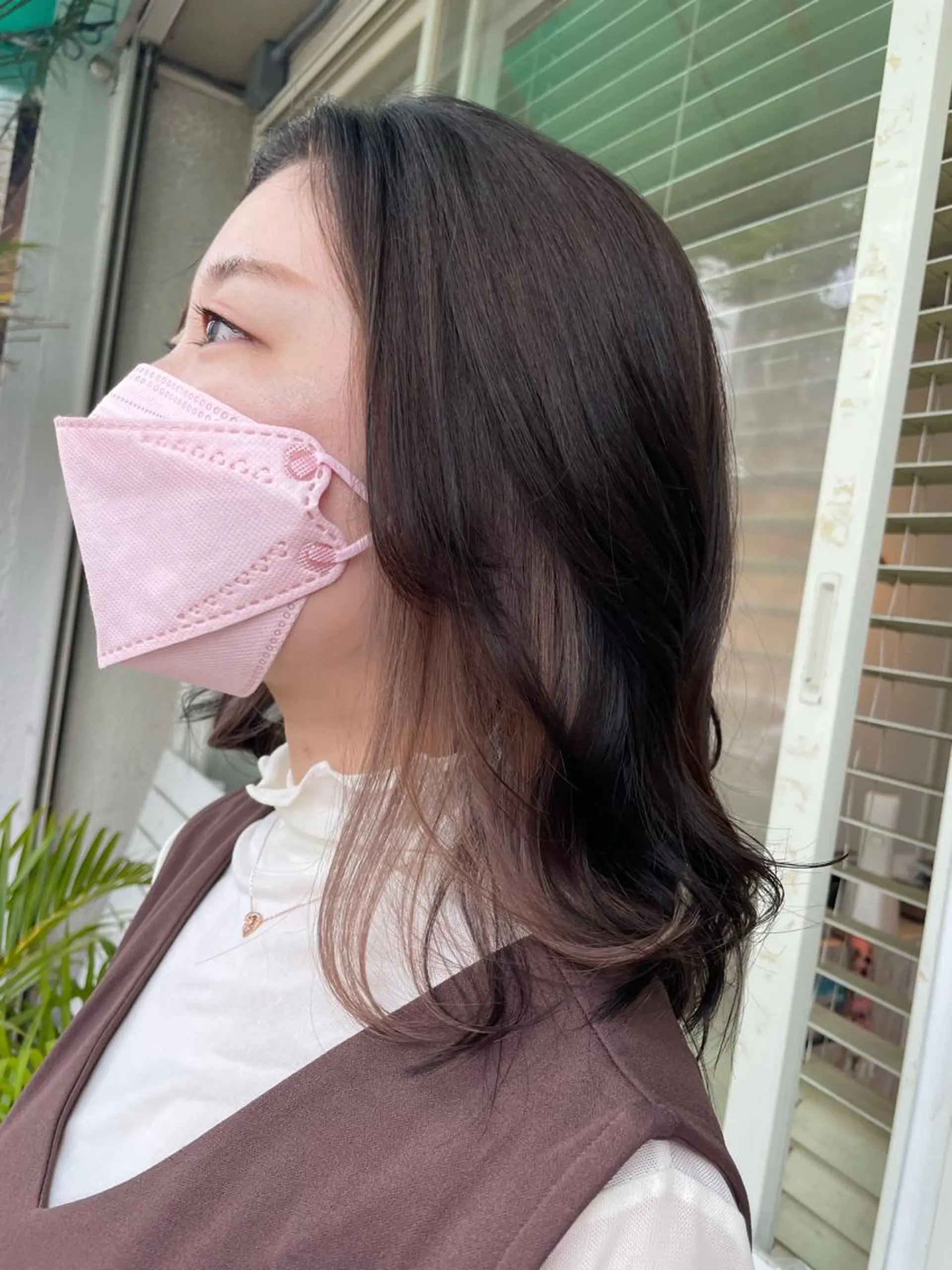 ミディアム カラー パーマ ヘアアレンジ hair house luana所属・村上 由希のヘアスタイル