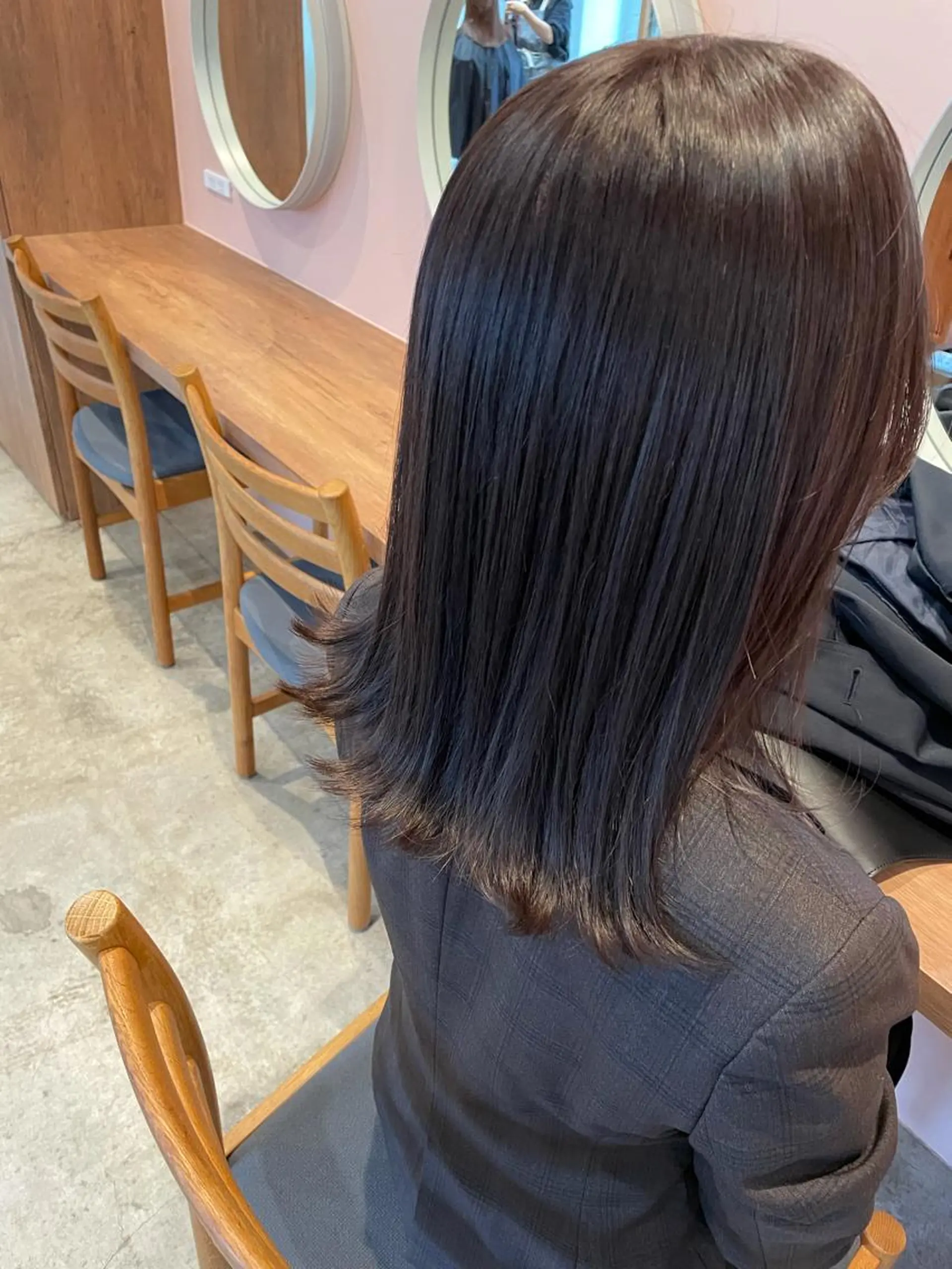 ミディアム カラー グレージュ ラベンダーカラー ラベンダーグレージュ ラベンダーグレー トリートメント カット ヘアカラー トリートメント 中目黒🌼 🌼ハナのヘアスタイル
