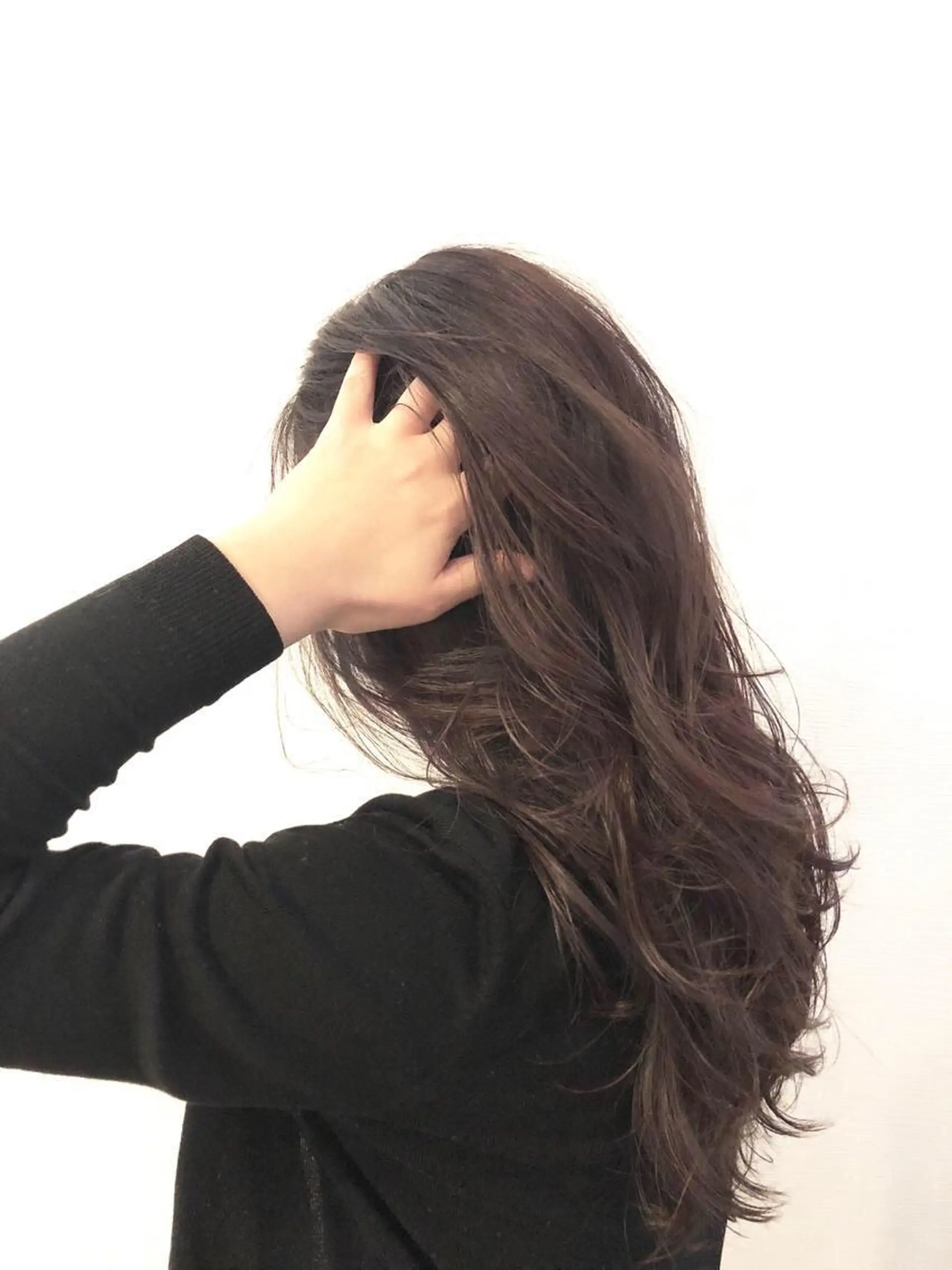 セミロング カラー 平川 友希子のヘアスタイル