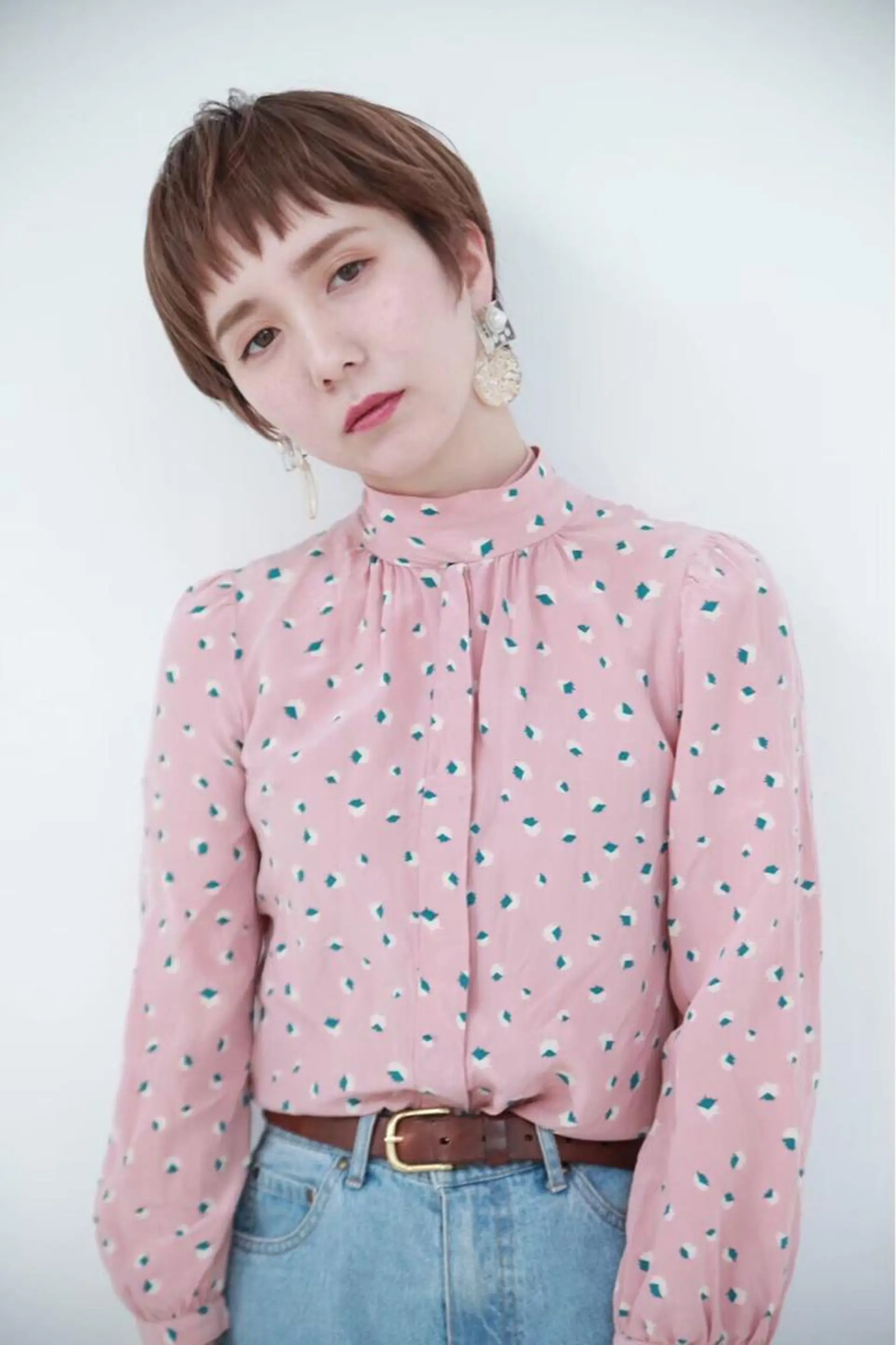 ショート カラー パーマ ヘアアレンジ メンズ キッズ ネイル マツエク・マツパ EnBlesS西宮 マンツーマン神道有基のヘアスタイル