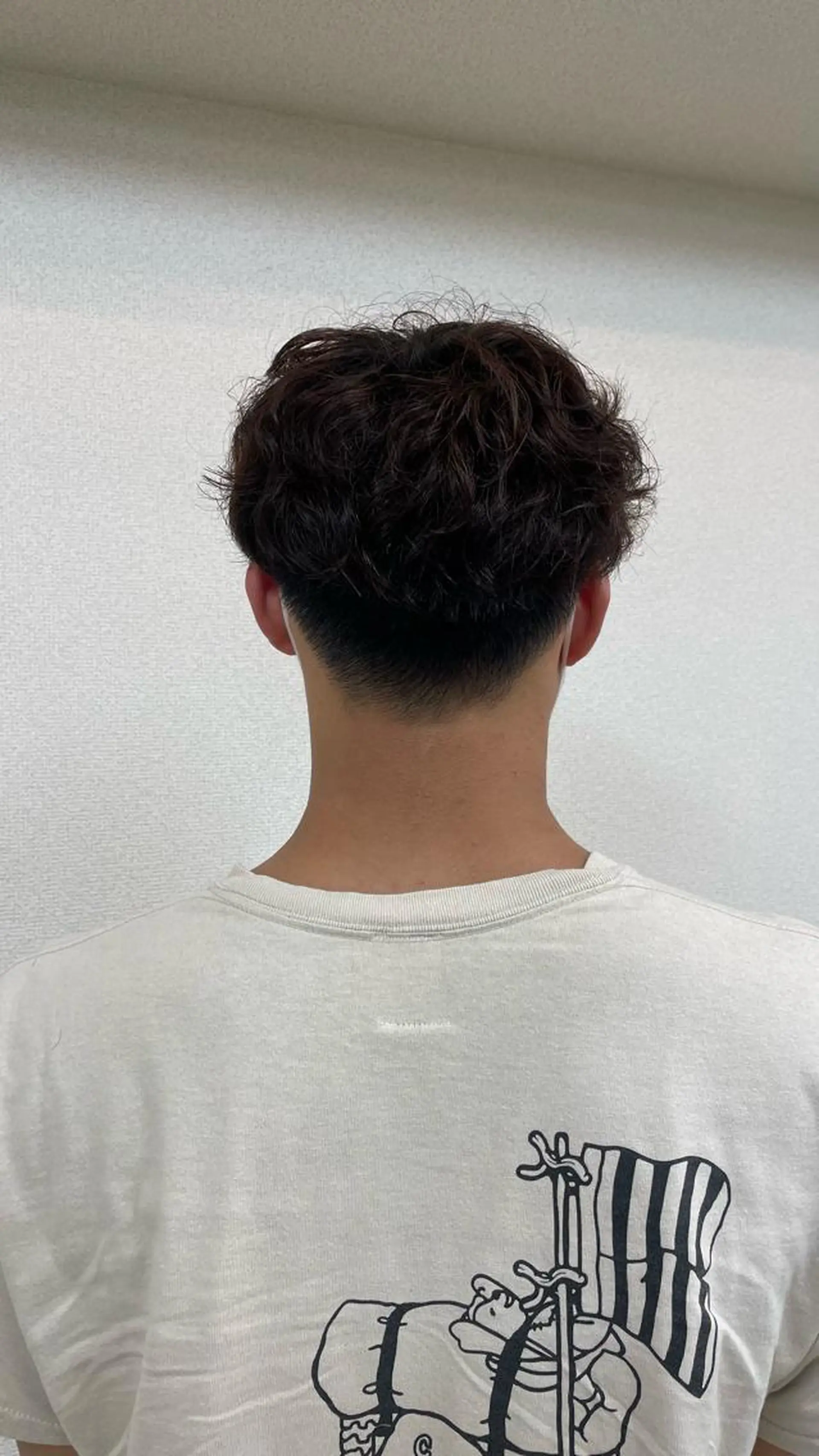 パーマ メンズ もりたみかこ 美容師お休み中のヘアスタイル