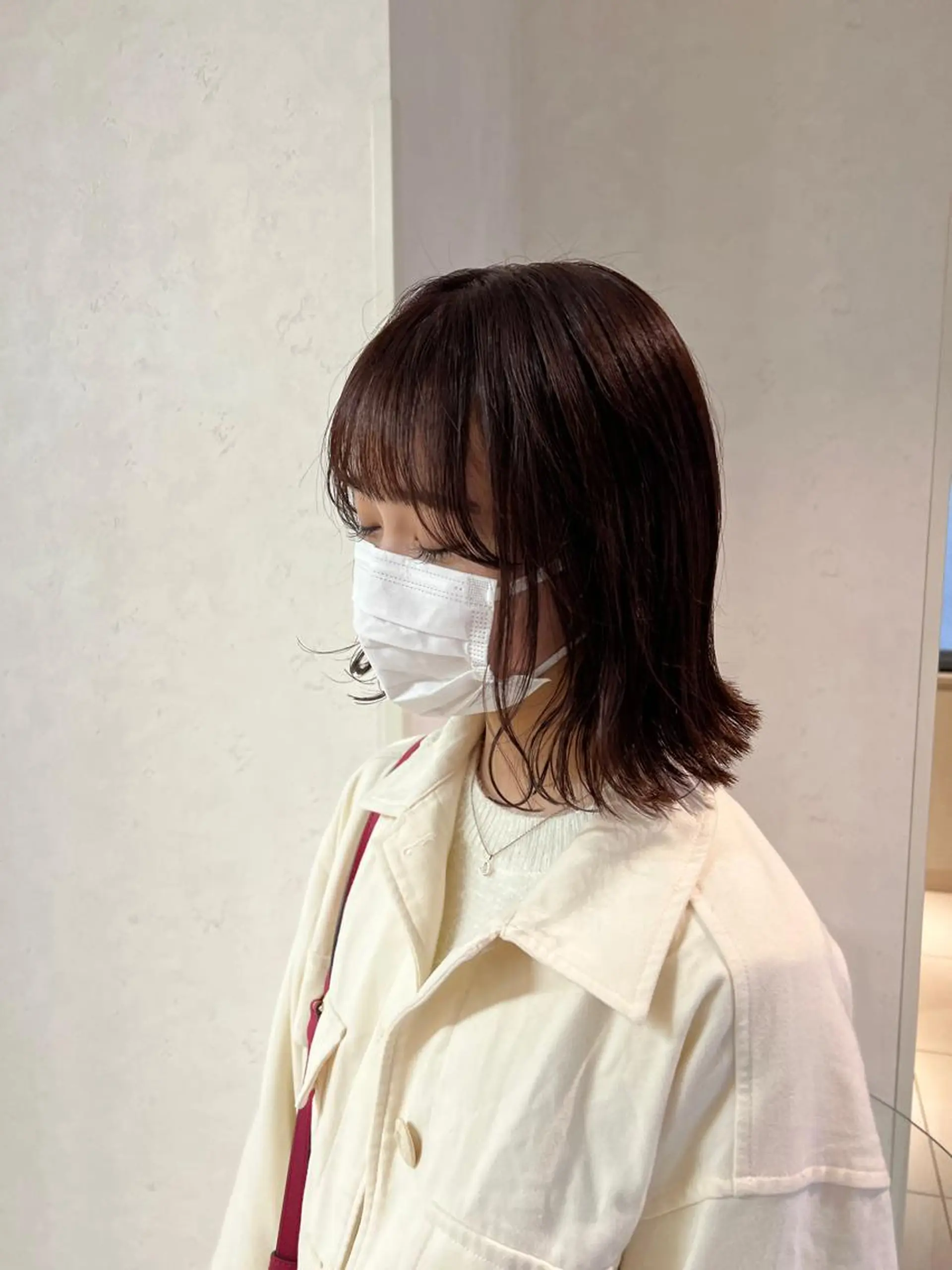 ショート カラー ブラウンカラー レッドカラー レッドブラウン カット ヘアカラー 透明感カラー/ ダブルカラー /ソラのヘアスタイル