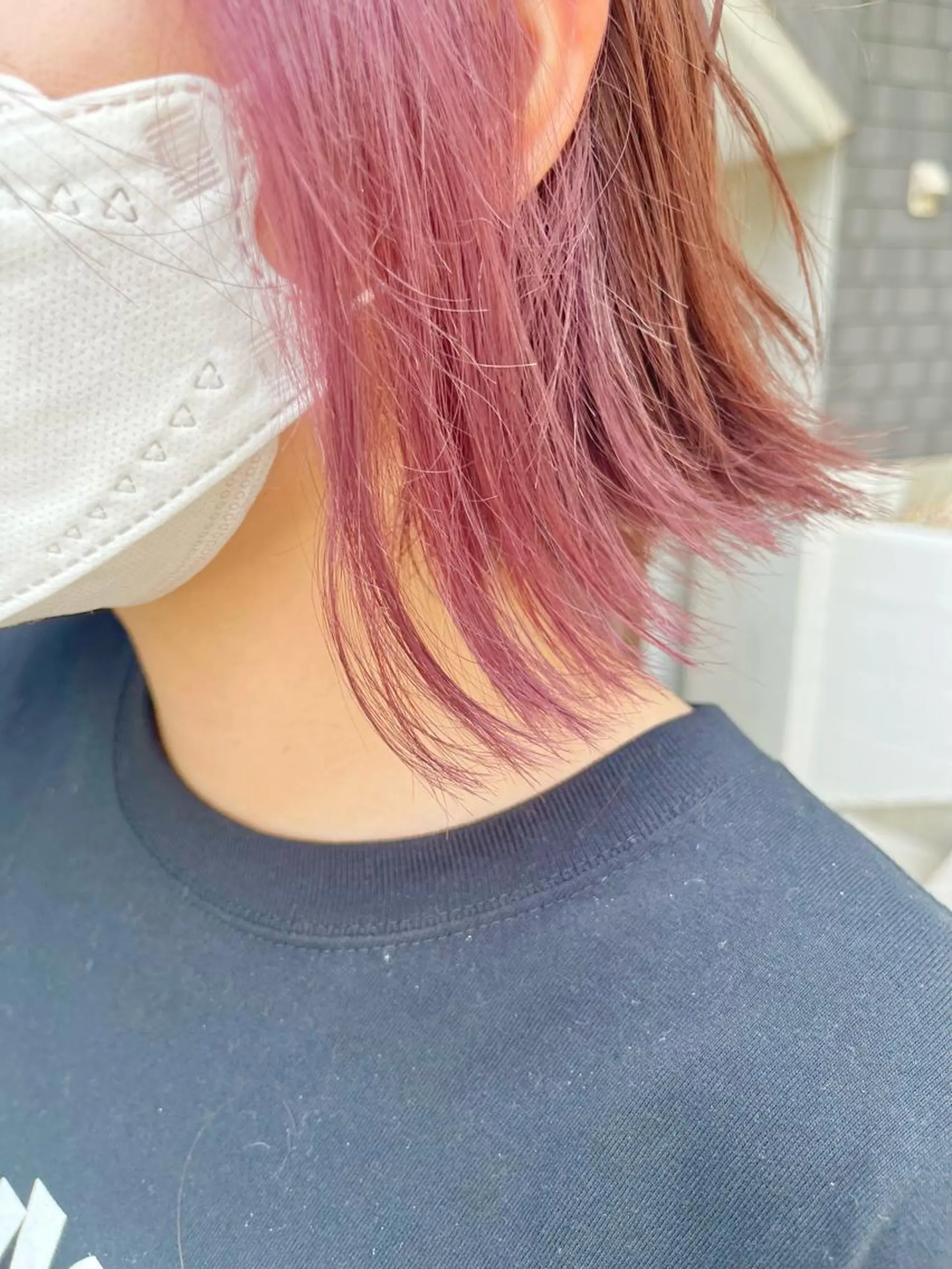 カラー ピンクカラー ヘアカラー 透明感カラー/ ブリーチ無し/RYOのヘアスタイル