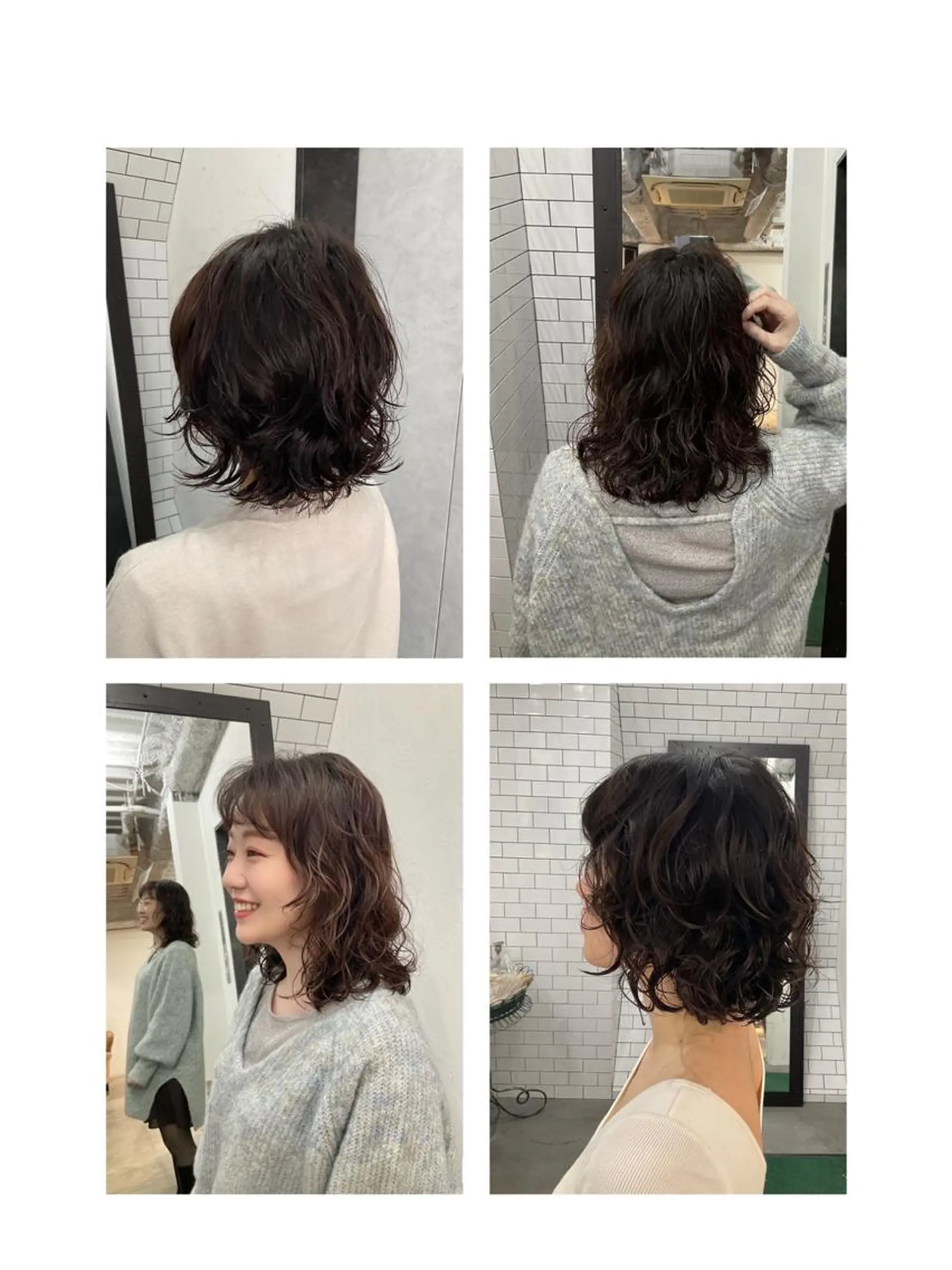 ミディアム パーマ 中区/legare 🌈山村/髪質改善のヘアスタイル