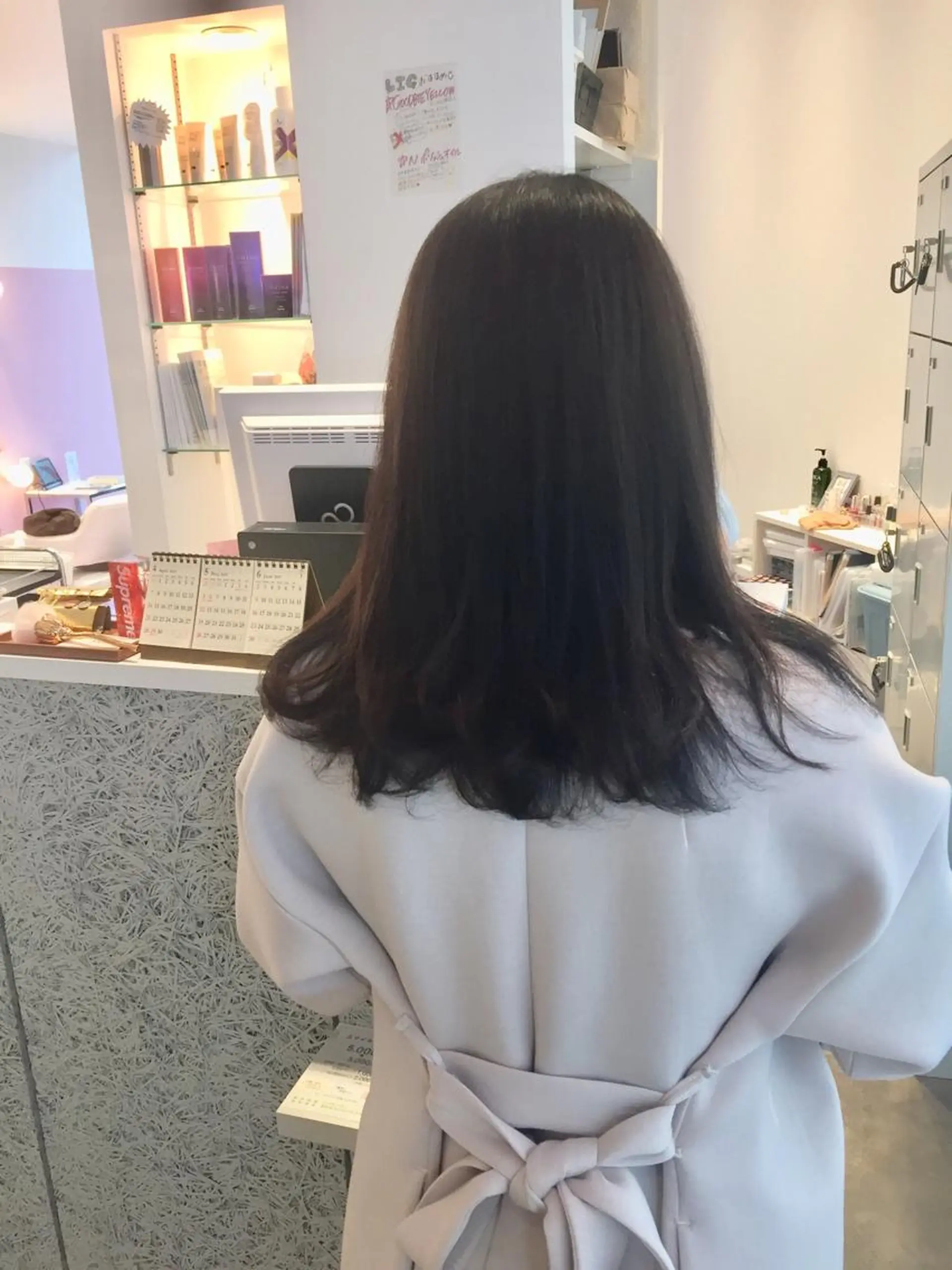 ミディアム 所渉/韓国レイヤー /ウルフカットのヘアスタイル