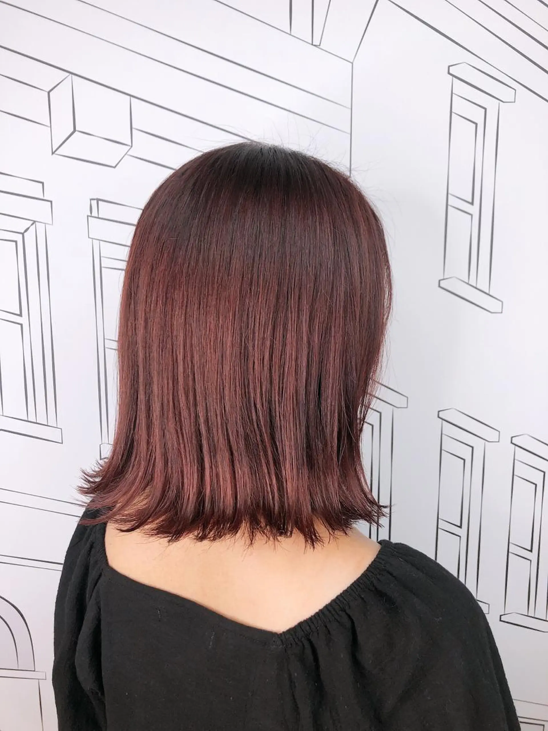 ミディアム カラー TOMOKA 艶髪/透明感カラーのヘアスタイル