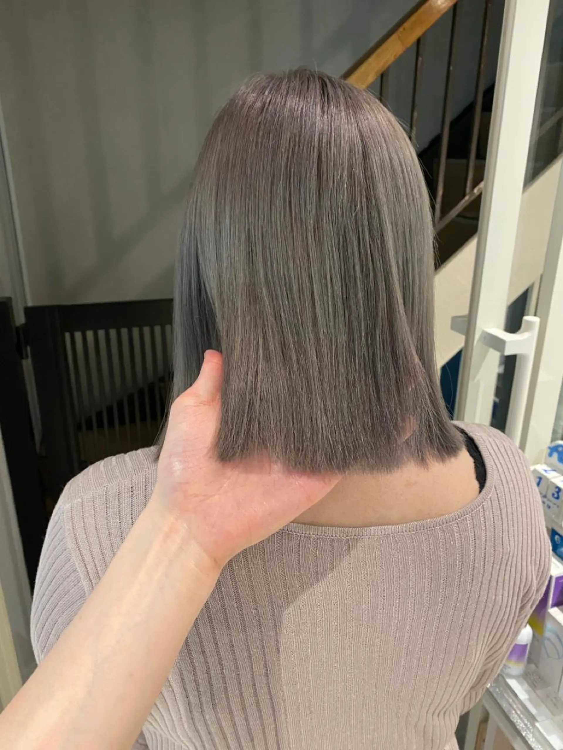 ミディアム カラー 🌈評価No.1🌈 艶髪カラー❌エクステのヘアスタイル