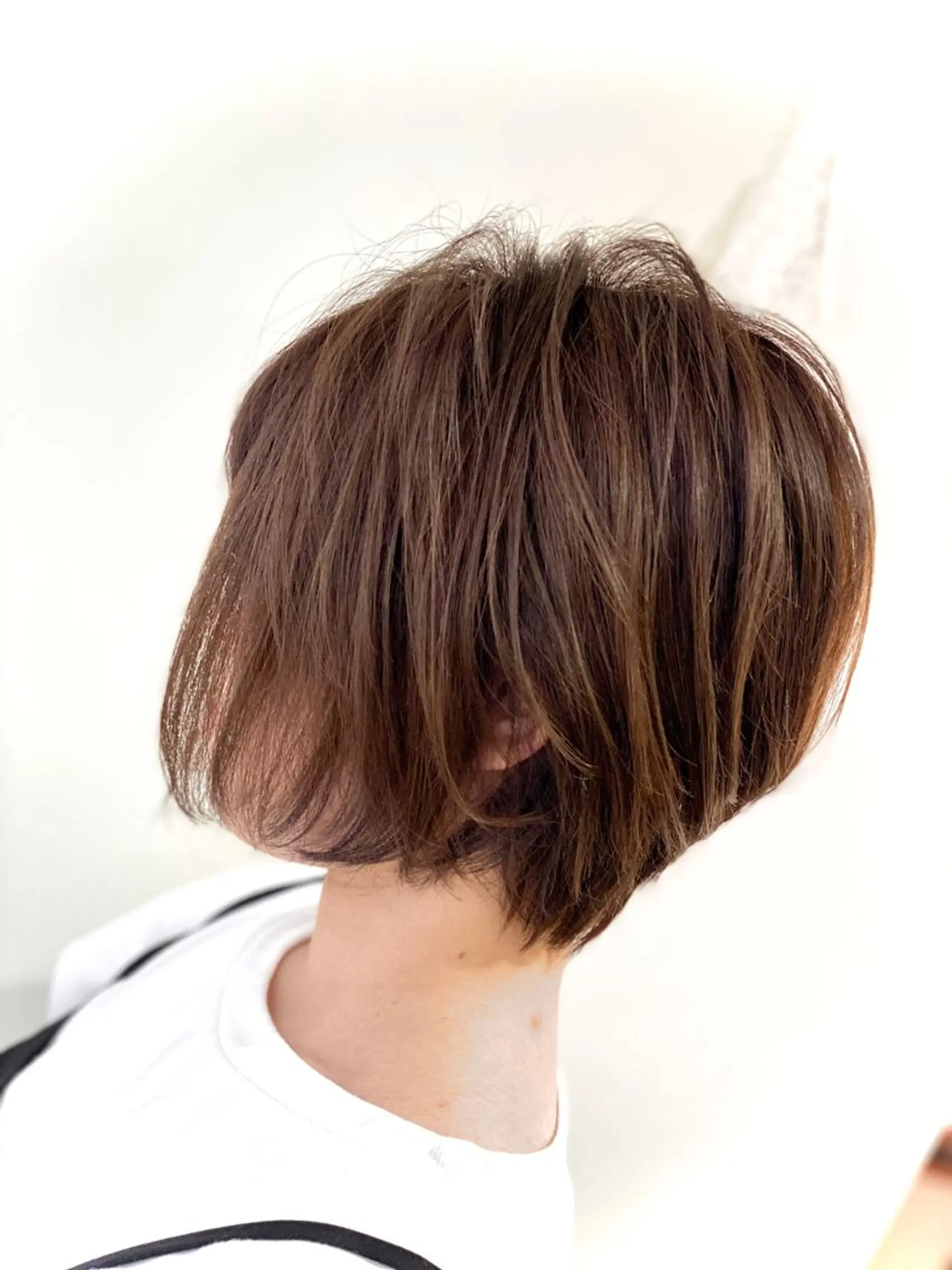 ショート カラー ベージュカラー イルミナカラー ショートヘア カット ヘアカラー トリートメント Kazu .Kのヘアスタイル