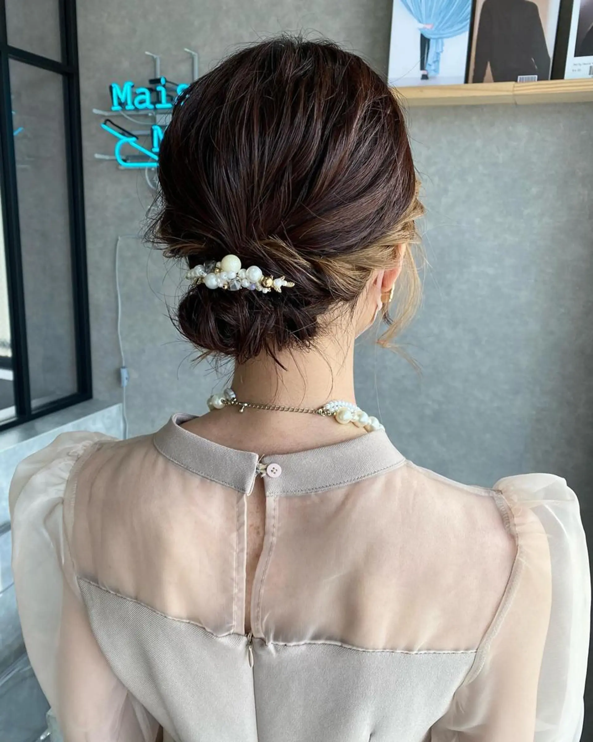 ミディアム ボブ mood alissaのヘアスタイル