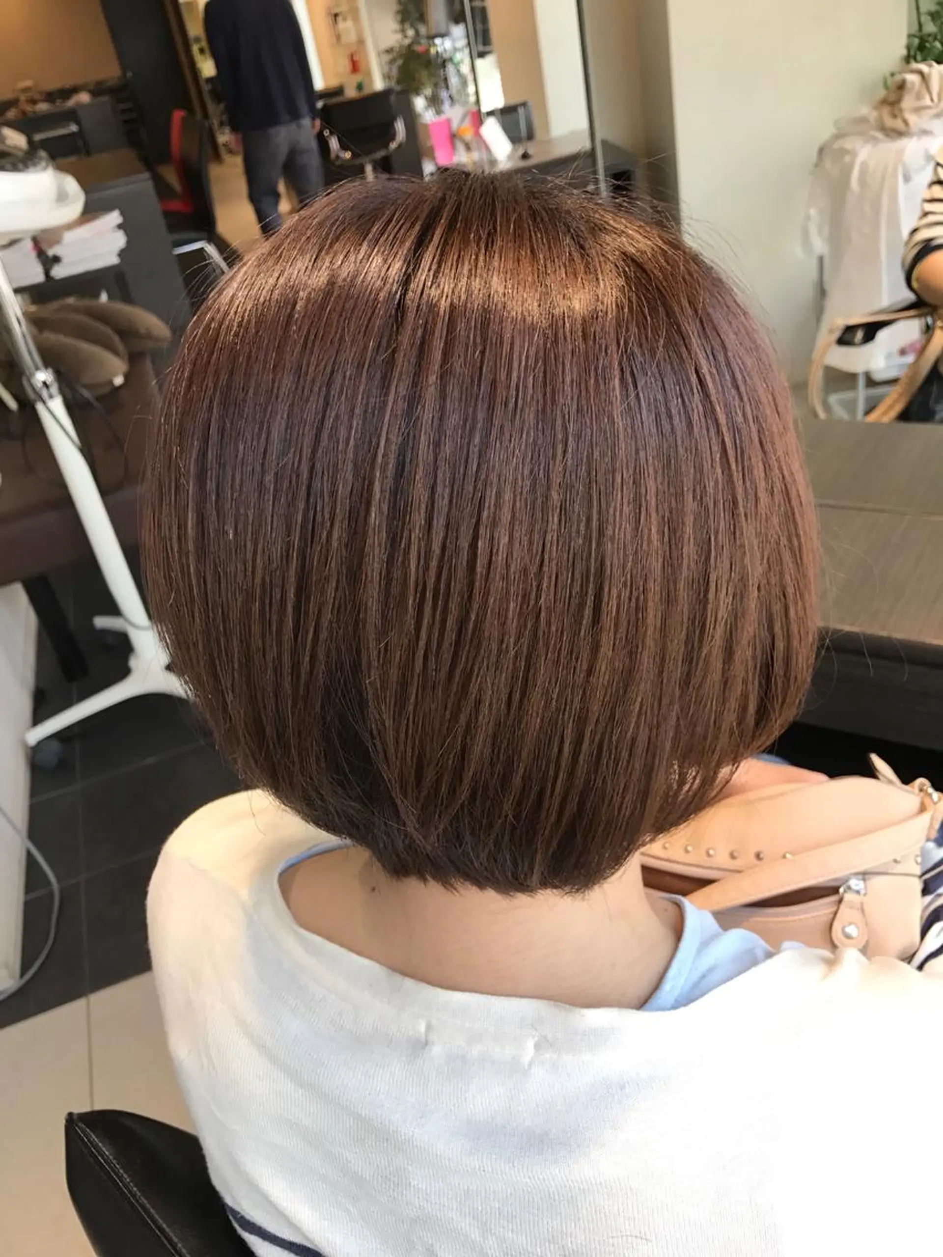 ショート ボブ 東 悠磨のヘアスタイル