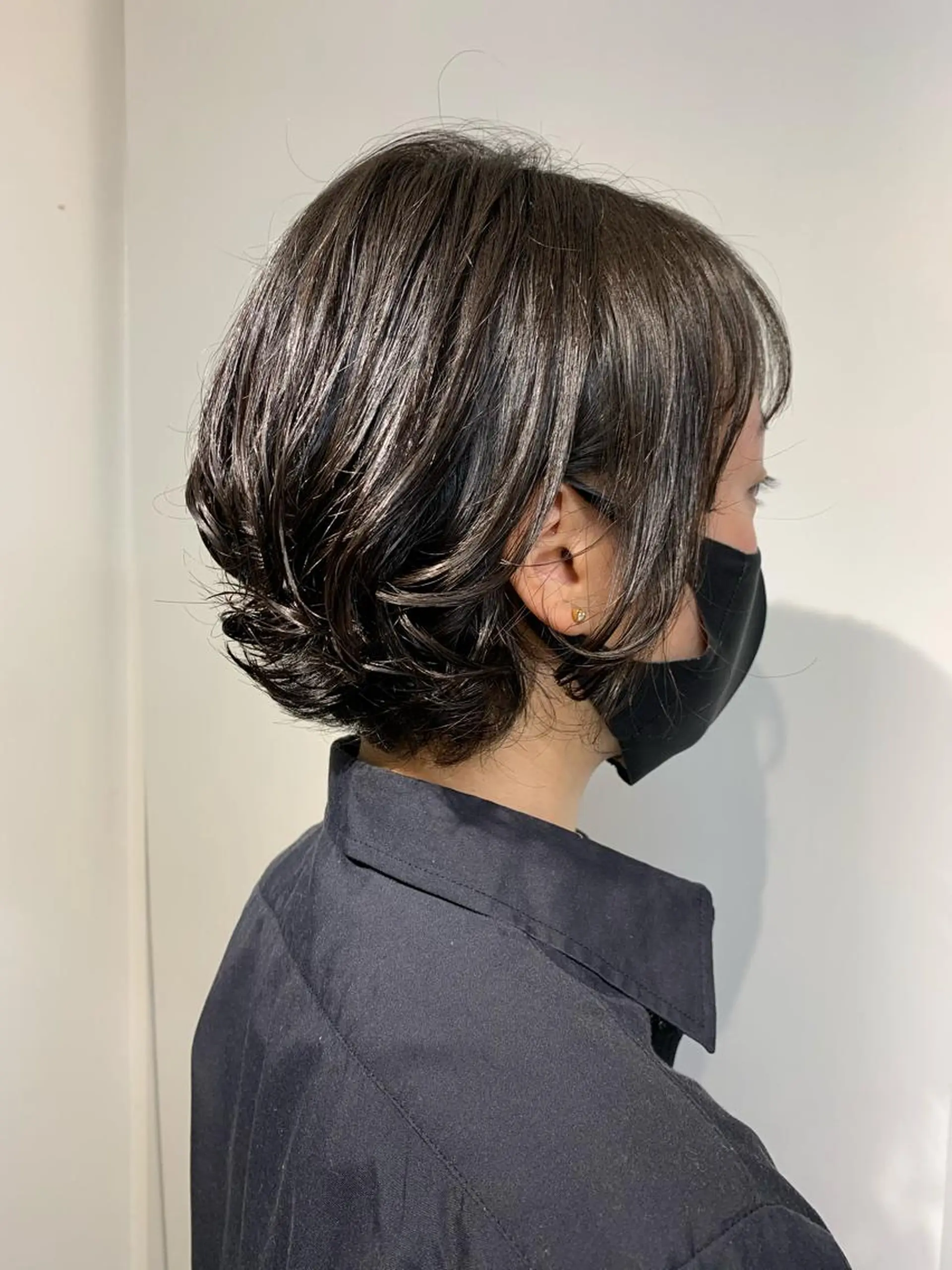 ショート パーマ 星野 菜月のヘアスタイル