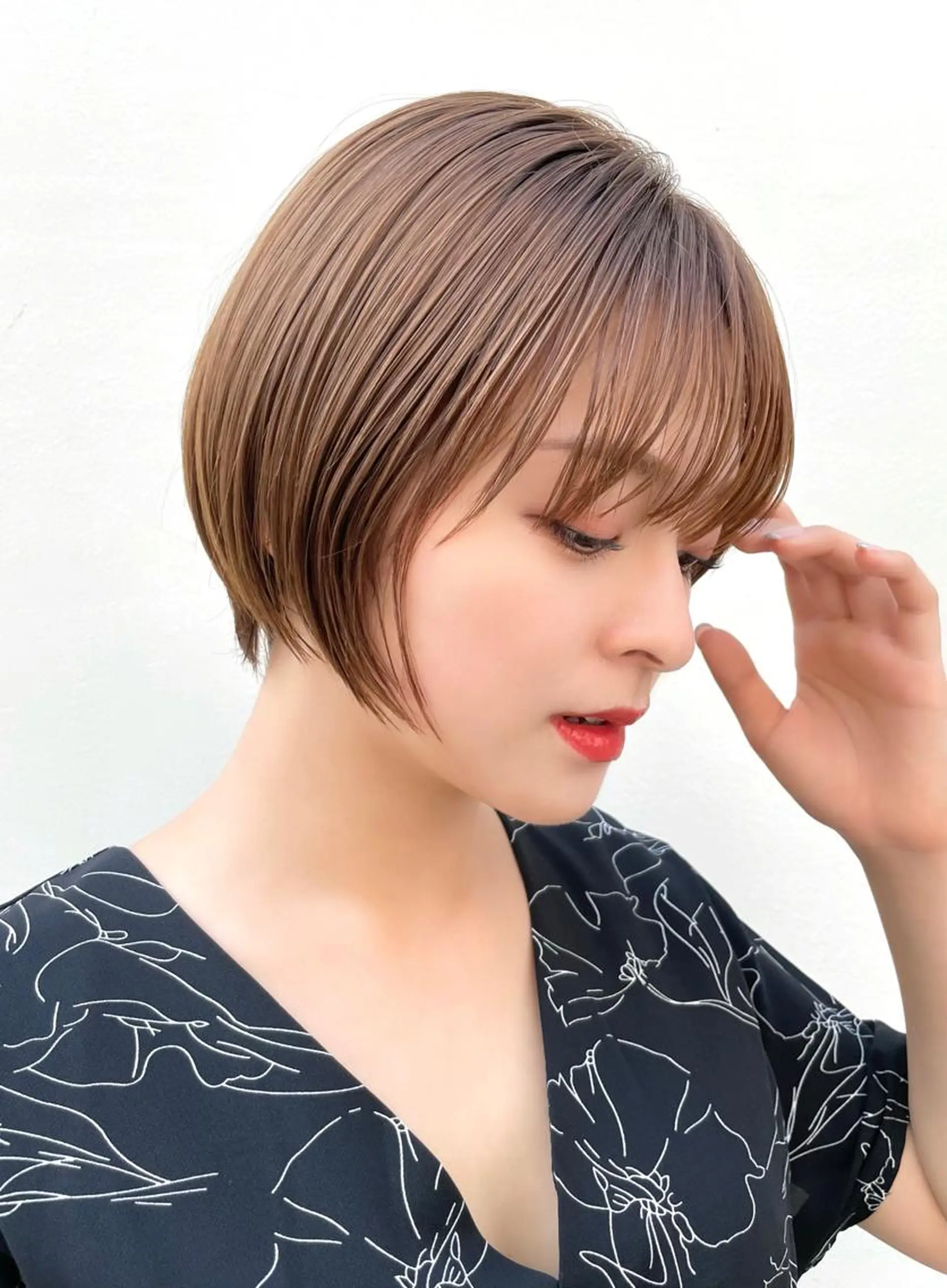 ショート アッシュ ✨−5歳大人ショート ヘア✨れいじのヘアスタイル