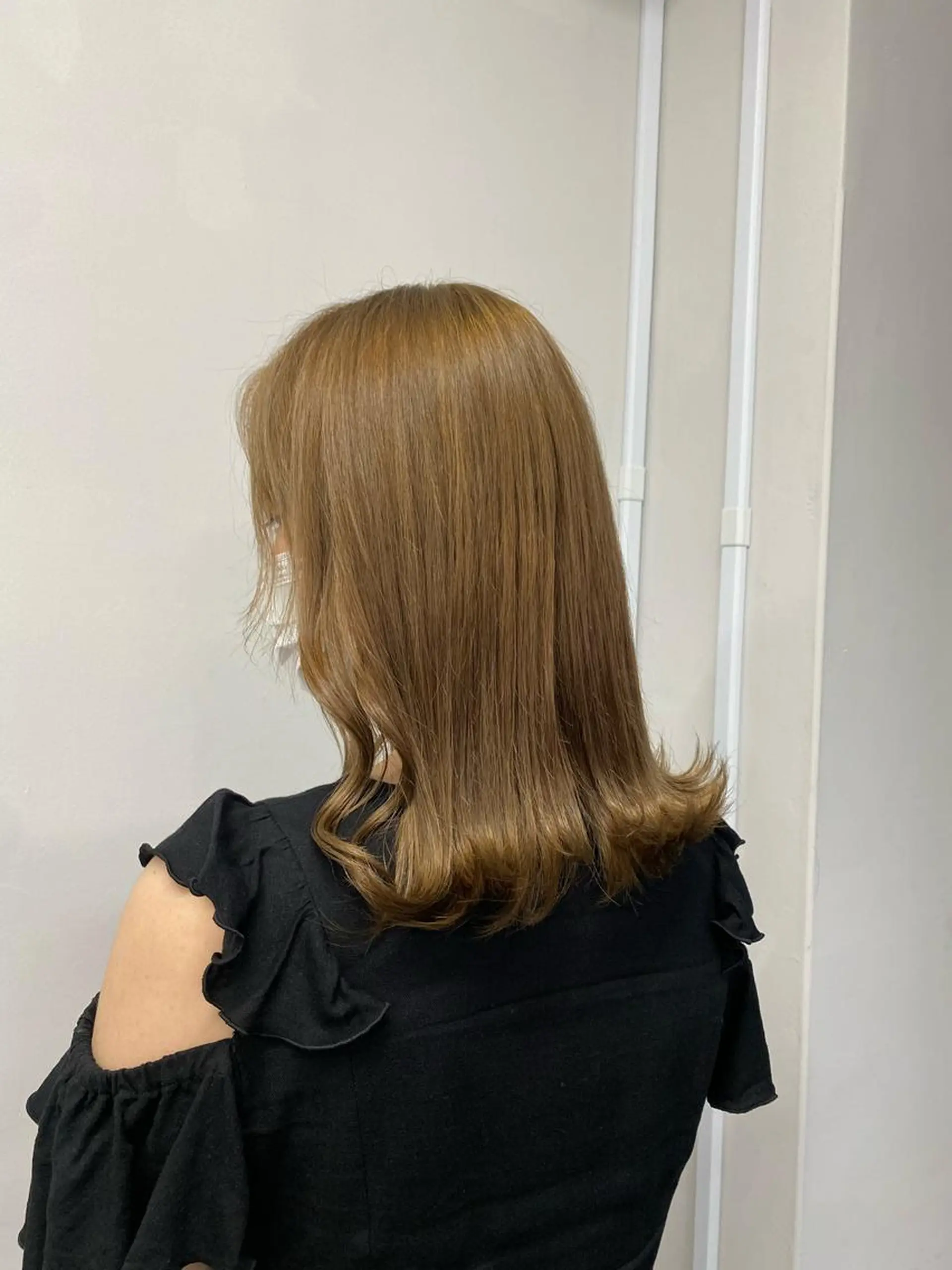 セミロング カラー ヘアアレンジ TRU Shino🦋のマツエク・マツパデザイン
