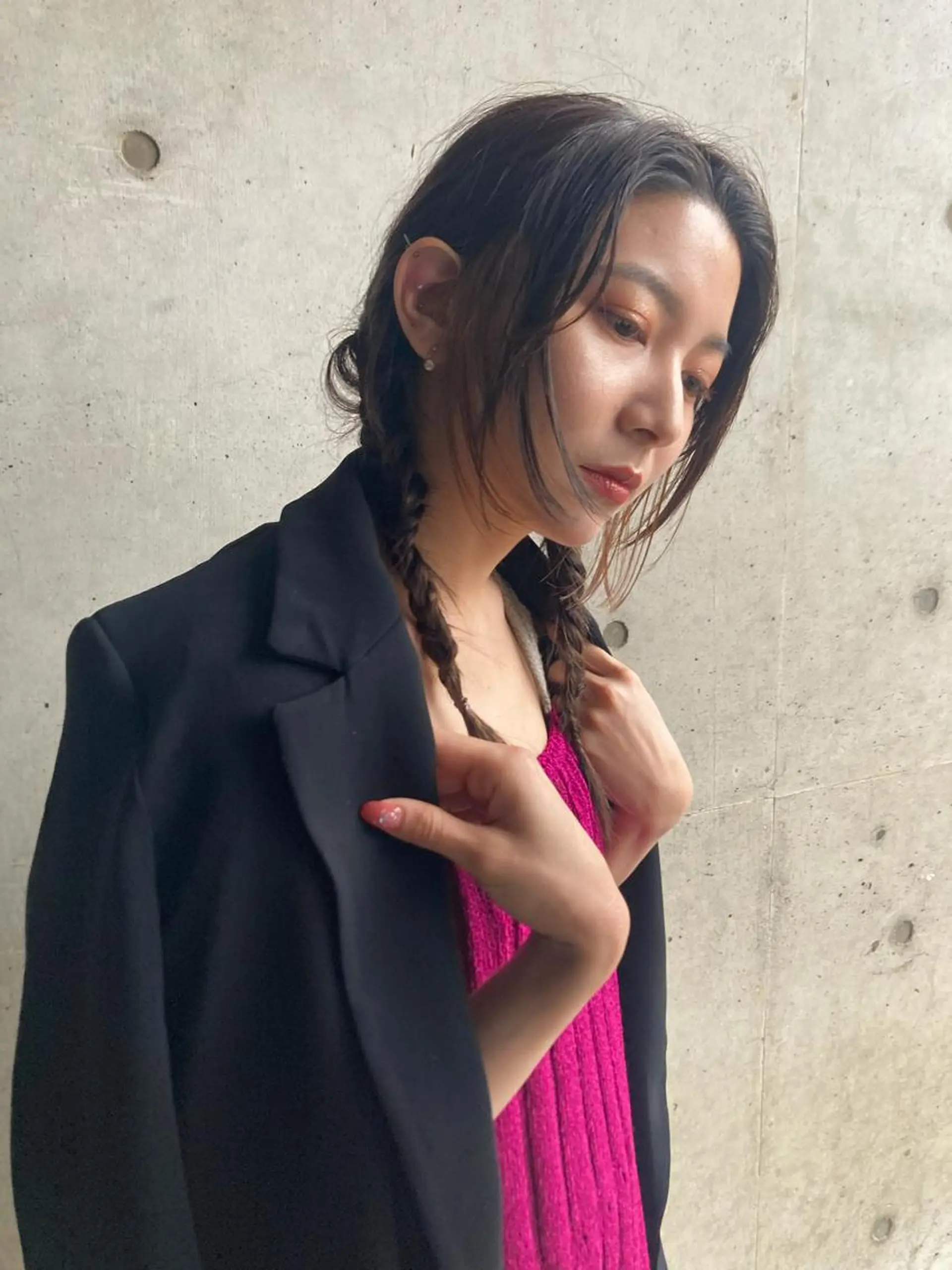 ロング fuka モデル募集のヘアスタイル