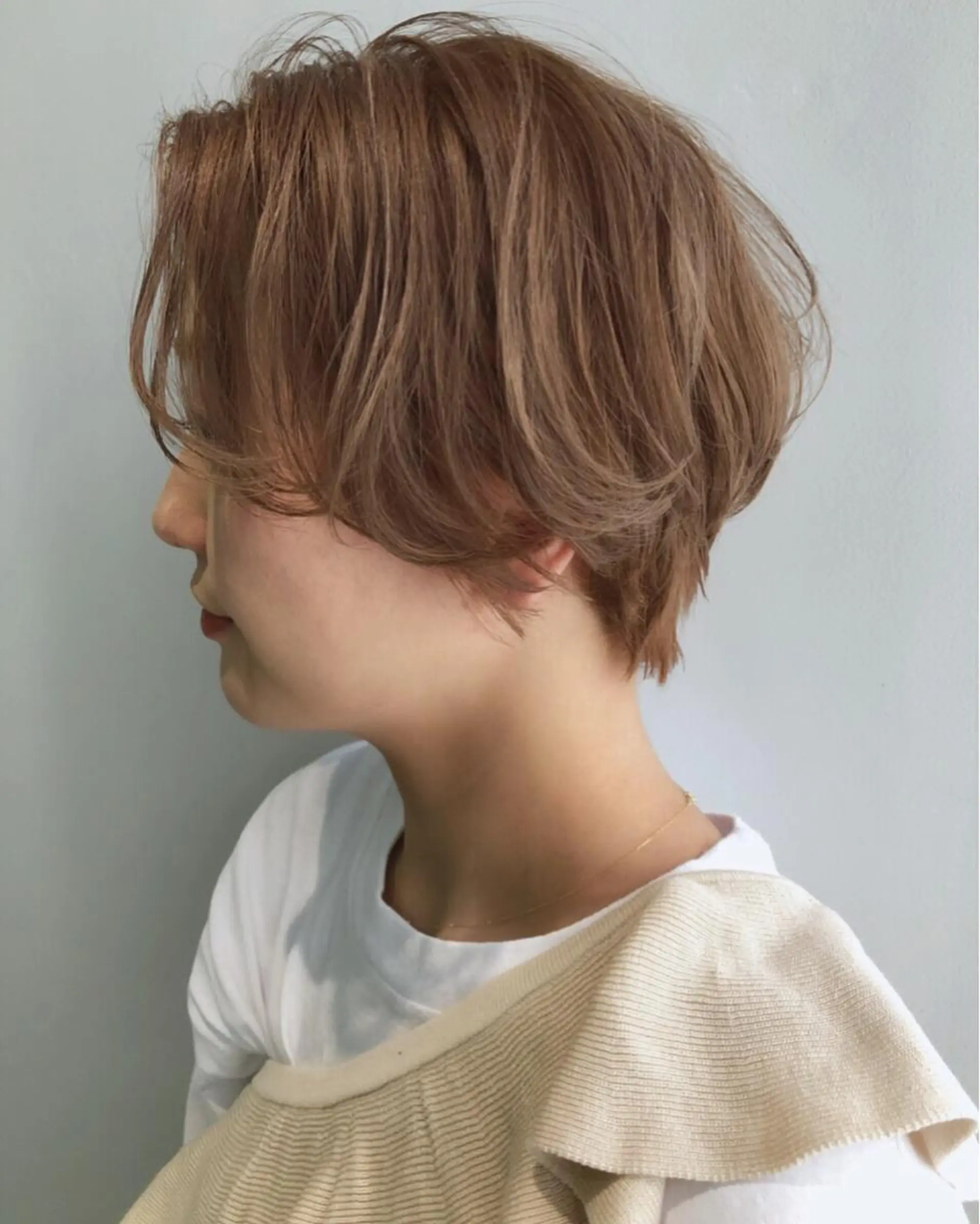 ショート カラー 低ダメージパーマ ケアパーマ/武田明大のヘアスタイル