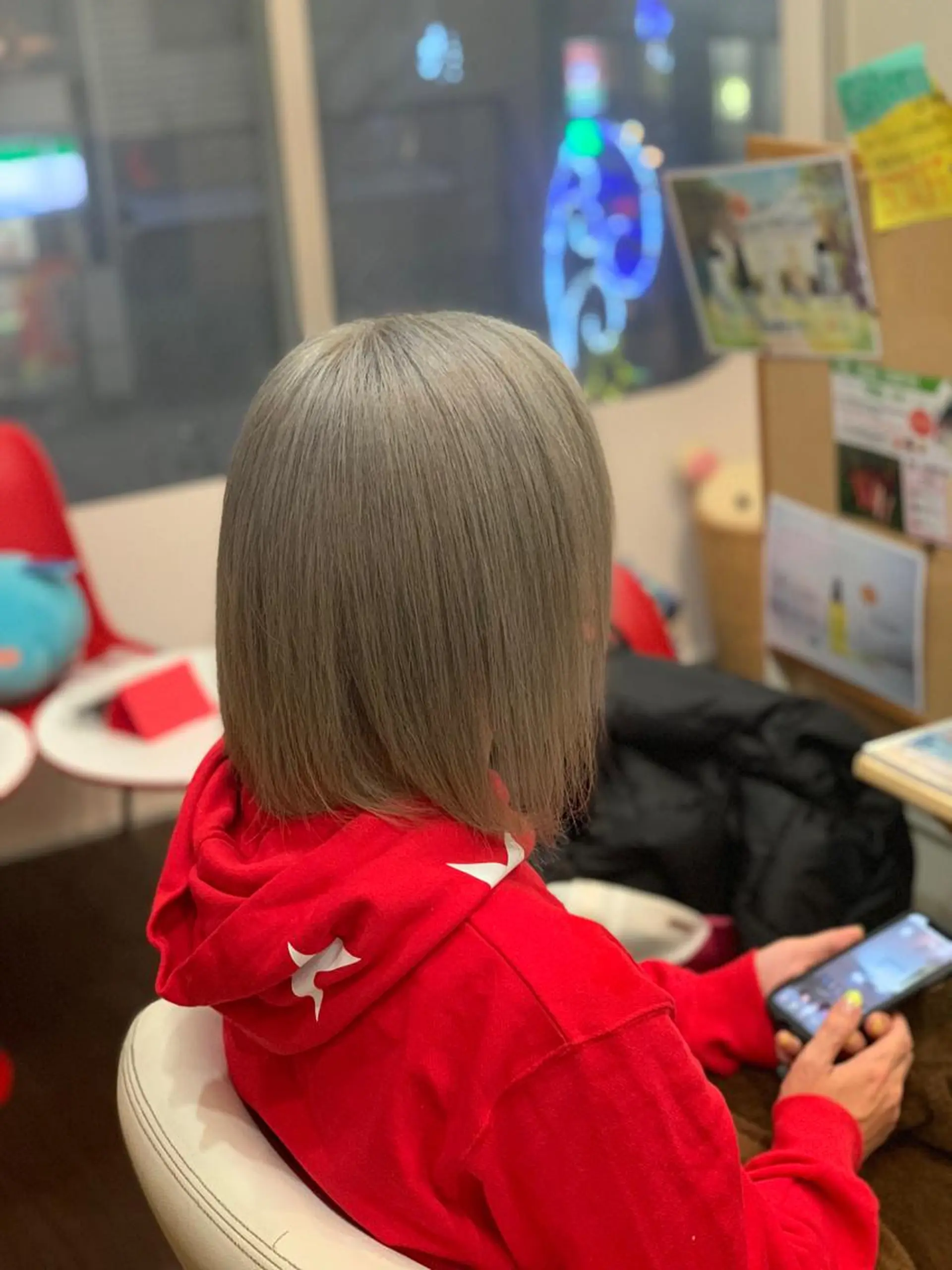 ミディアム カラー ヘアカラー たけい ゆうきのヘアスタイル