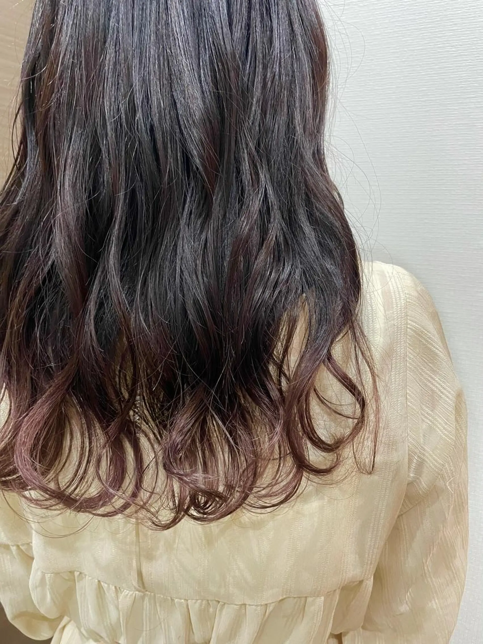ロング カラー ベージュカラー ラベンダーカラー ラベンダーベージュ ヘアカラー トリートメント 💐パーソナルカラー /市橋加菜💐のヘアスタイル
