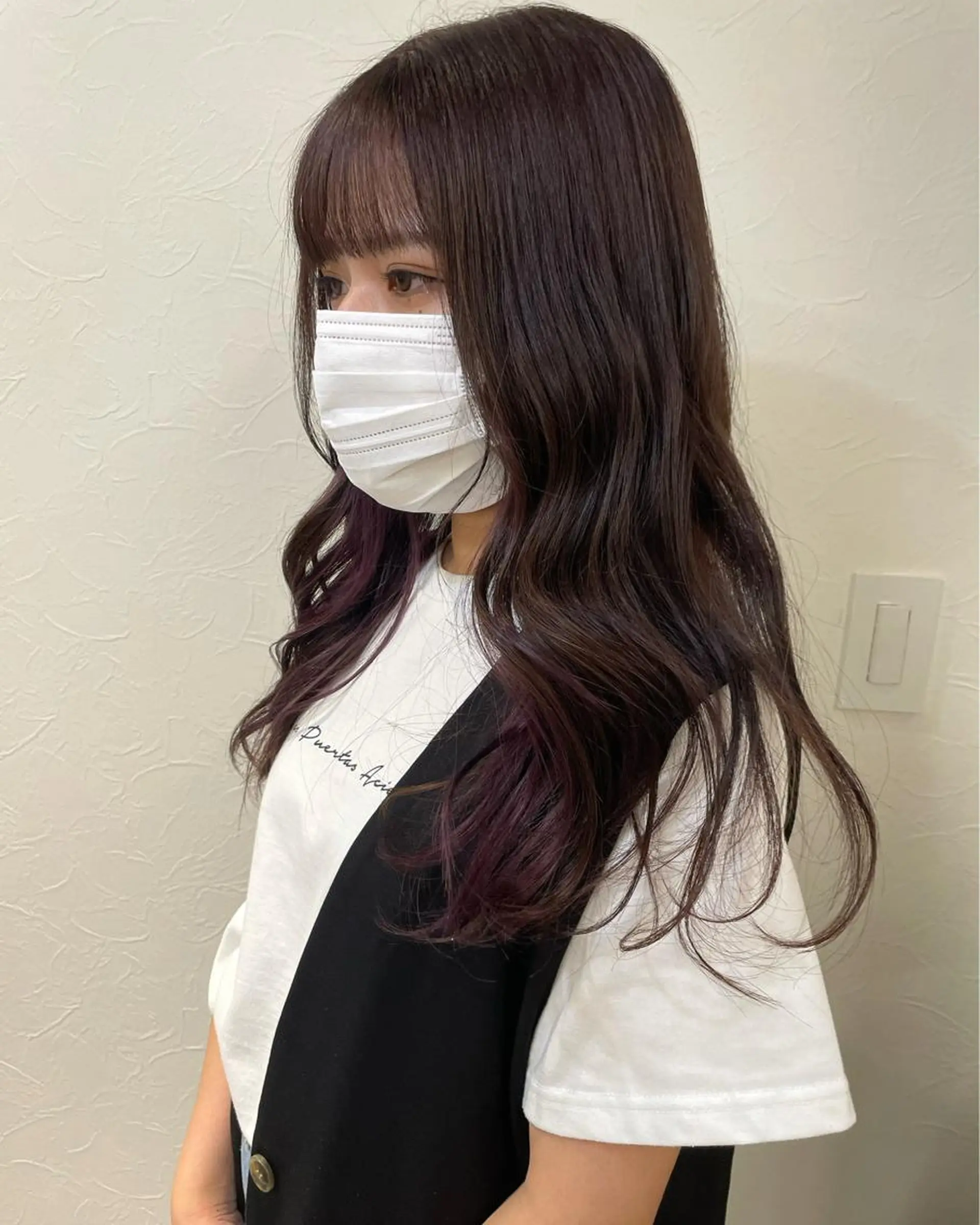 セミロング カラー puf/ rinaのヘアスタイル