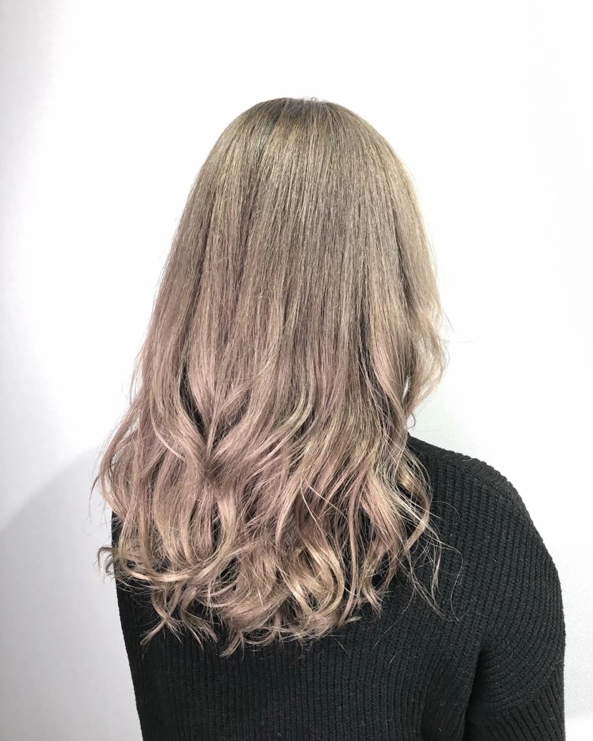 セミロング カラー ヘアカラー トリートメント 髪質改善/縮毛矯正 レイヤー/松川匠のヘアスタイル