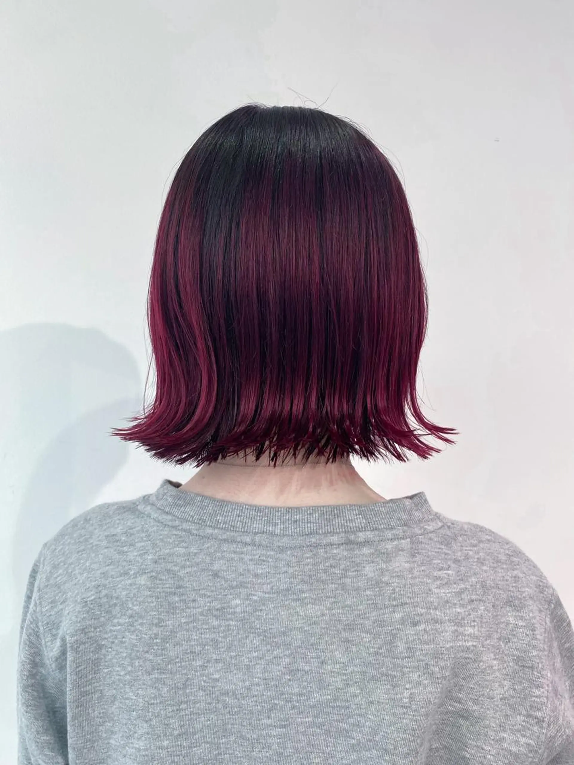 ミディアム デザインカラー/中性 ウルフ/mitsuのヘアスタイル