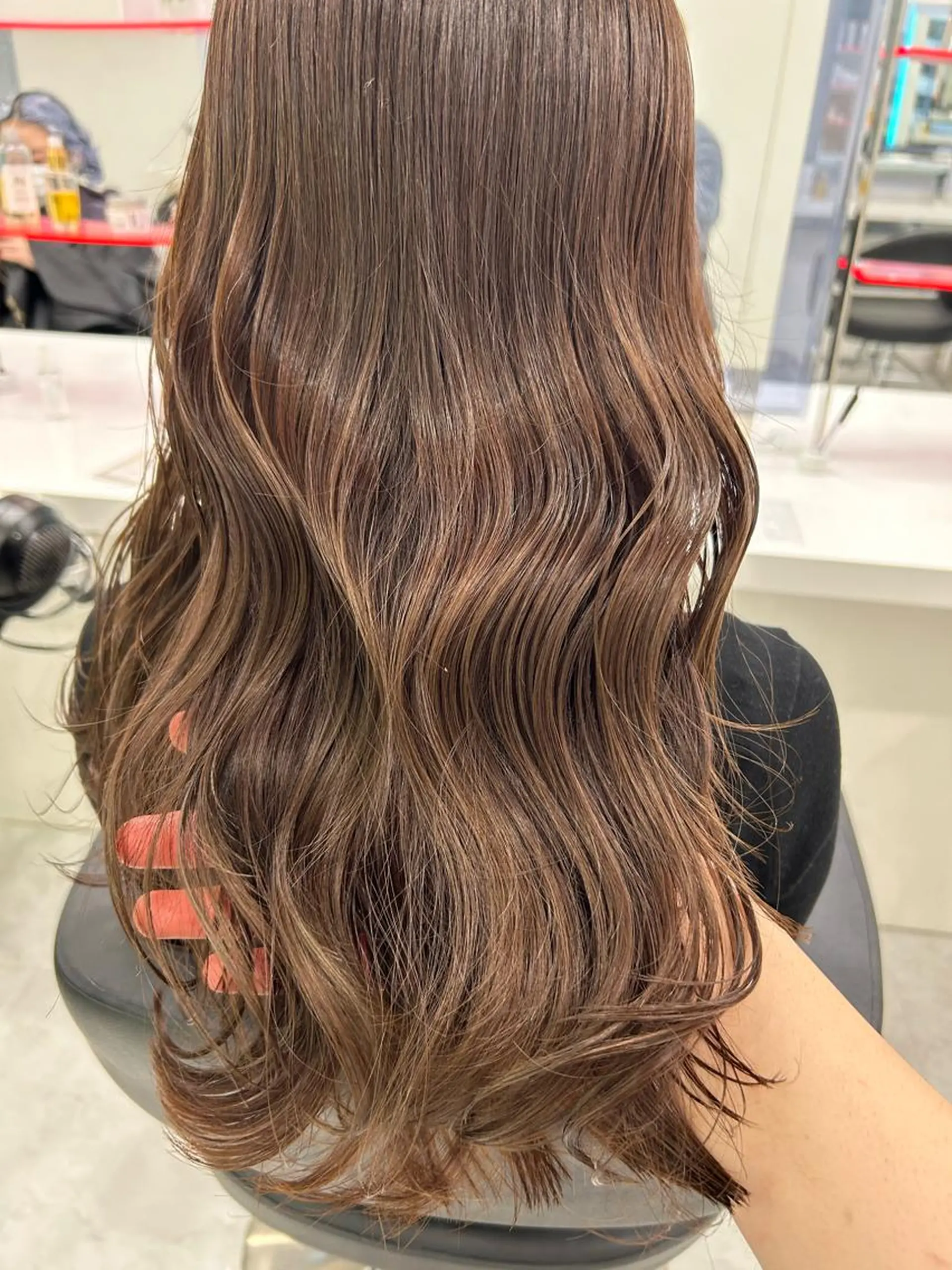 セミロング 韓国カット/ パーマ/KOTAのヘアスタイル