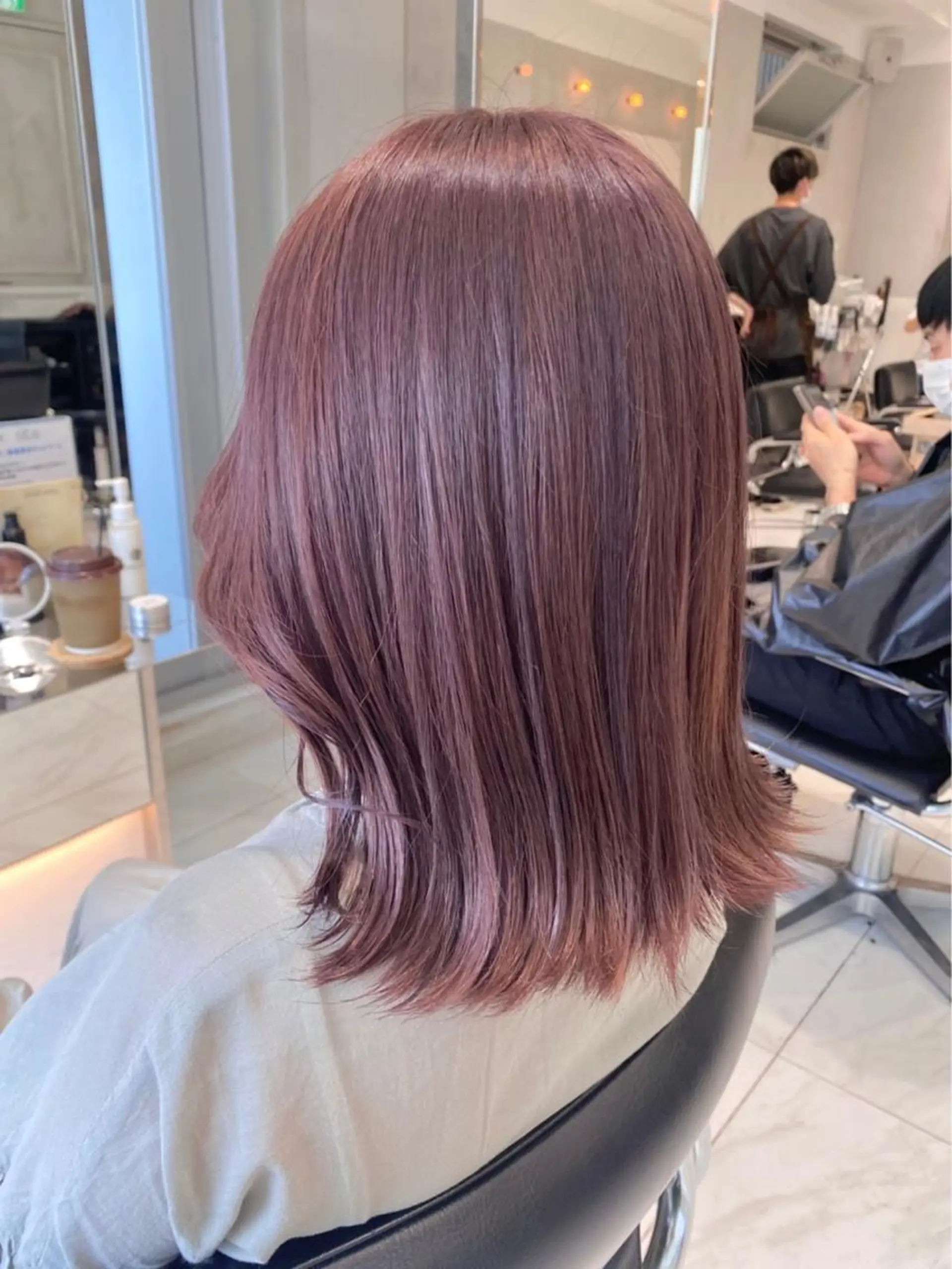 ロング カラー 艶感/ナチュラル 🩵amiのヘアスタイル