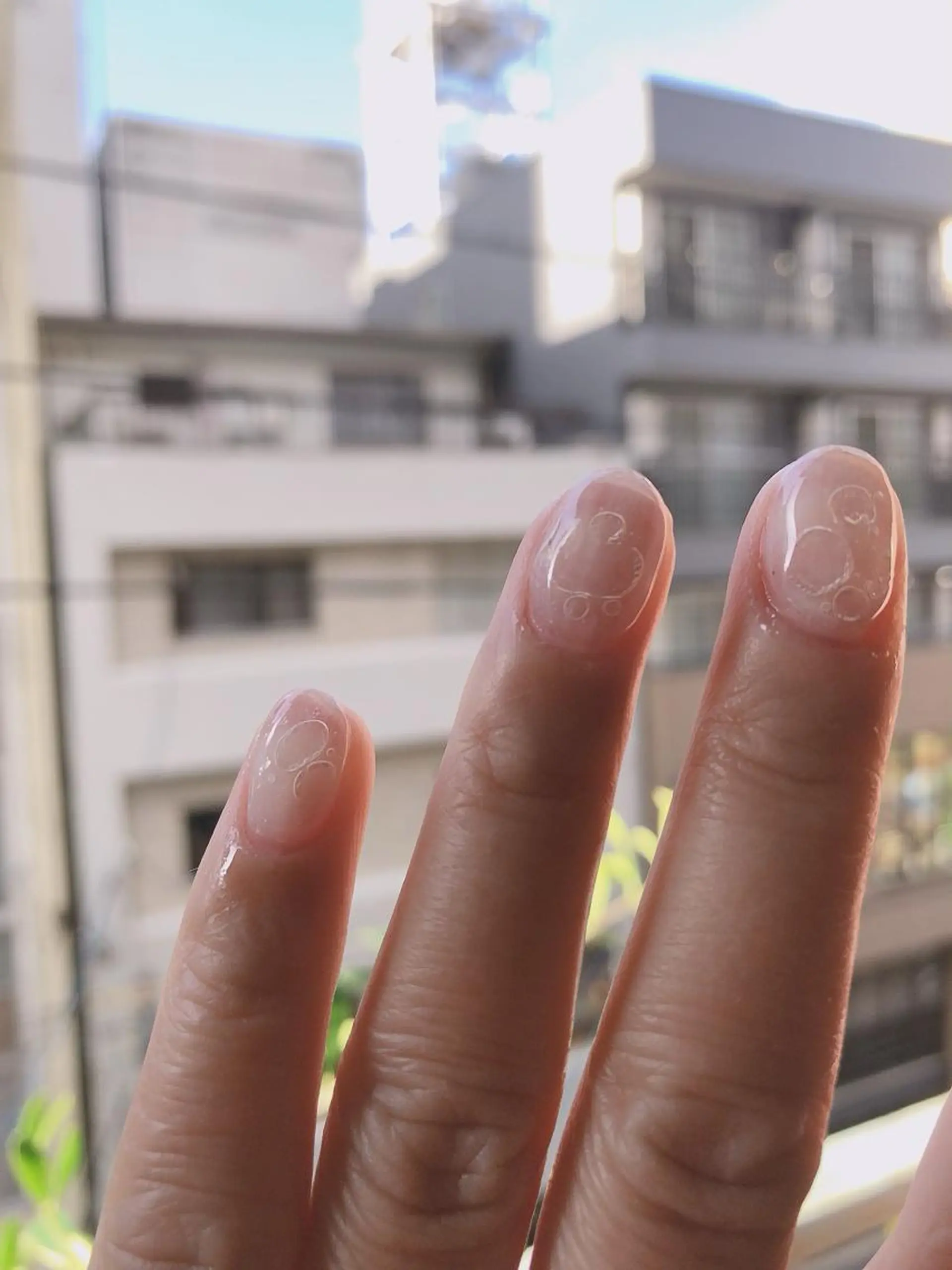 ネイル クリアネイル mano nella manoのネイルデザイン